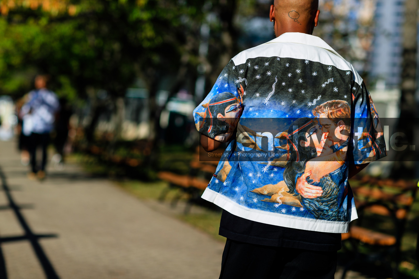 atmosphere details, back detail, detail, drawings, fashion week, frenchystyle, FW, horizontal, jonathan paciullo, NEW YORK, NYFW, prada, printed shirt, SPRING SUMMER 2017, SS 17, street style, woman