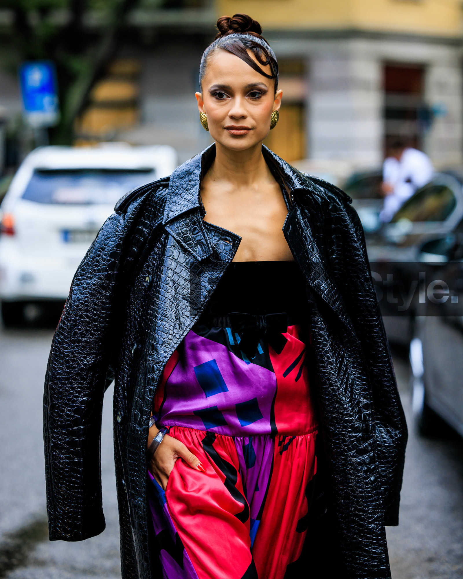 street style, jonathan paciullo, FW, fashion week, frenchystyle, MFW, MILAN, SPRING SUMMER 2024, SS 24, vertical, atmosphere details, detail