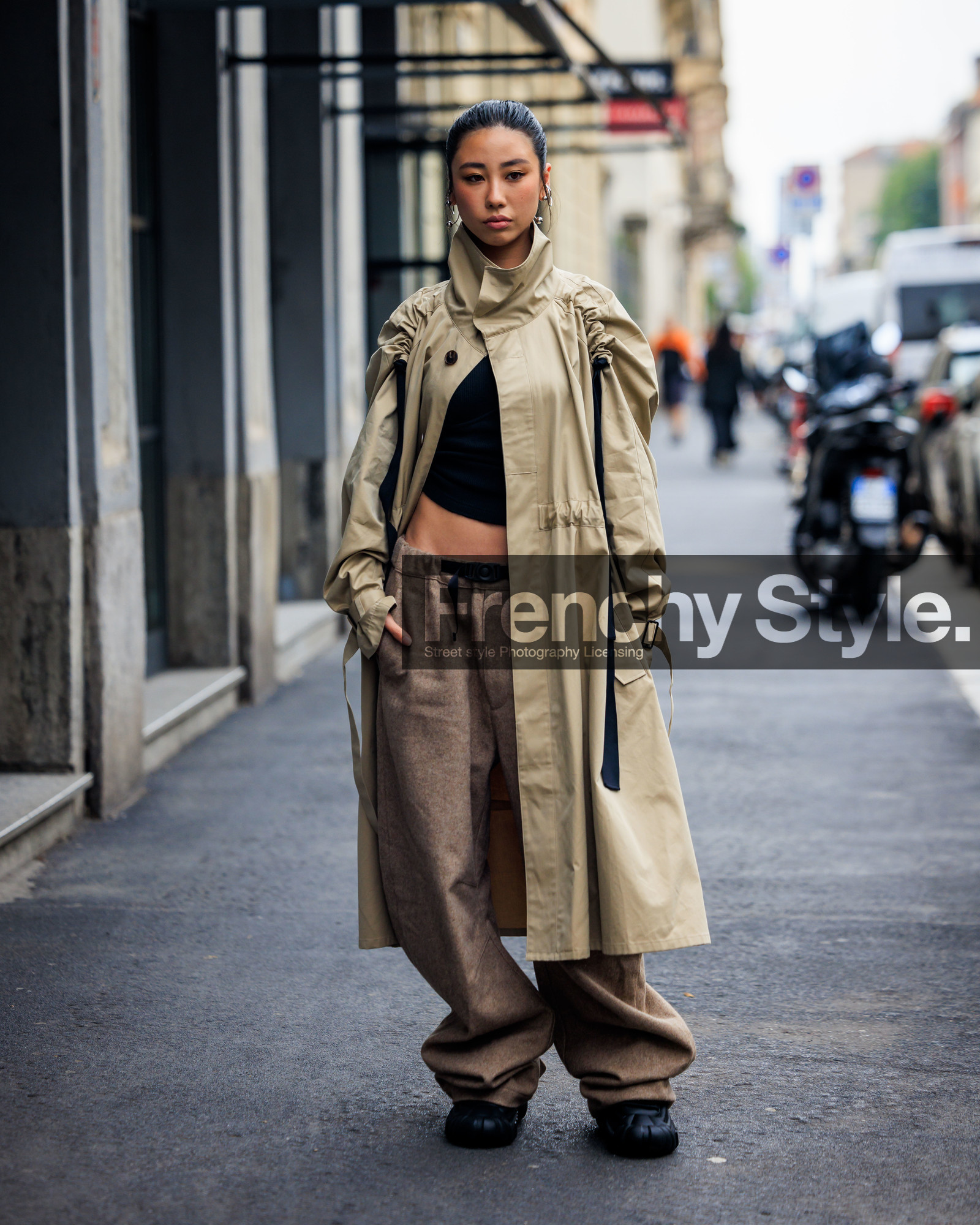 fashion week, frenchystyle, FW, jonathan paciullo, street style, MFW, MILAN, SPRING SUMMER 2024, SS 24, vertical, full length