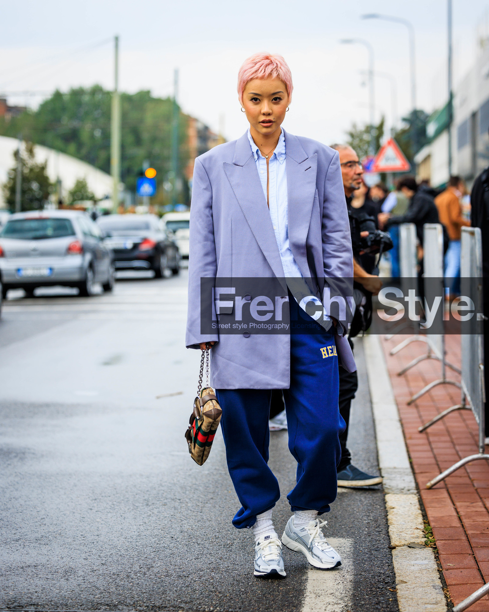 street style, jonathan paciullo, FW, fashion week, frenchystyle, MFW, MILAN, SPRING SUMMER 2024, SS 24, vertical, full length