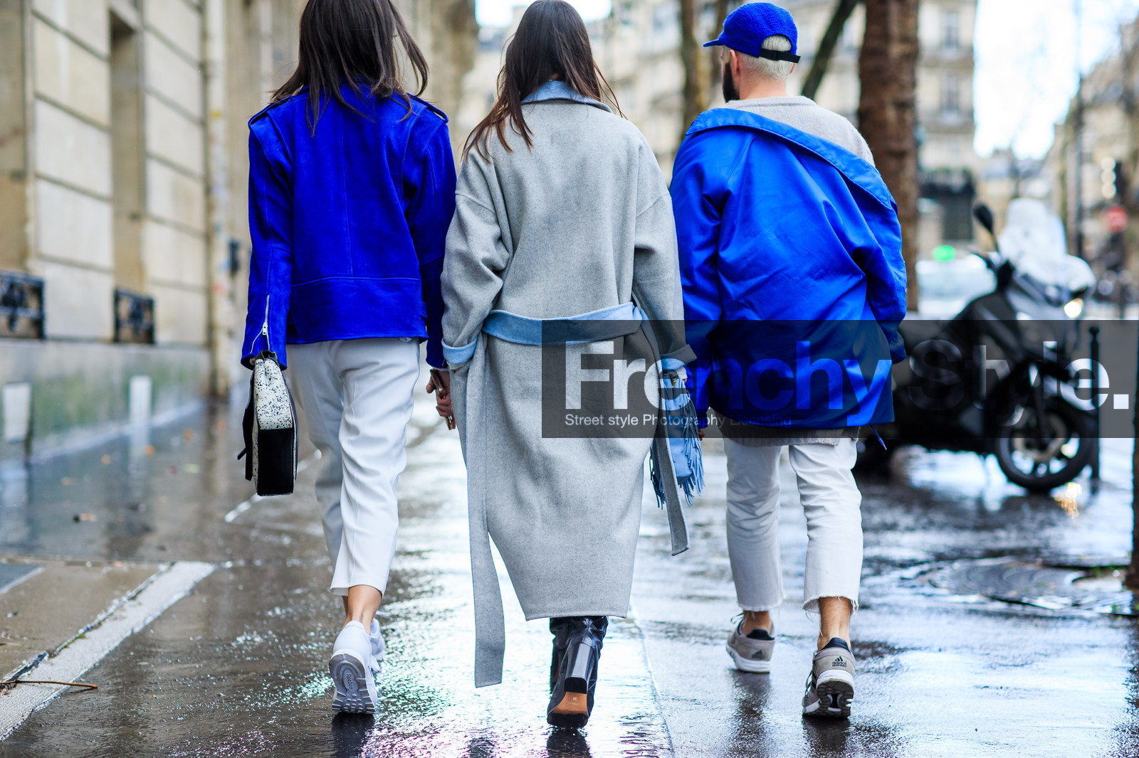 adidas, atmosphere details, AUTUMN WINTER 2016-2017, AW 16-17, black boots, blue bag, blue cap, blue denim, blue jacket, denim pants, detail, FALL WINTER 2016-2017, fashion week, fishnet, frenchystyle, fringes, FW, FW 16-17, grey coat, grey heels, grey sneakers, grey sweater, high heels, horizontal, jeans, jonathan paciullo, leather boots, leather perfecto, leather sneakers, openwork, PARIS, PFW, reebok, roger vivier, street style, suede bag, supreme, trousers, turtleneck sweater, white denim, white knit, white pants, white sneakers, white sweater, white top