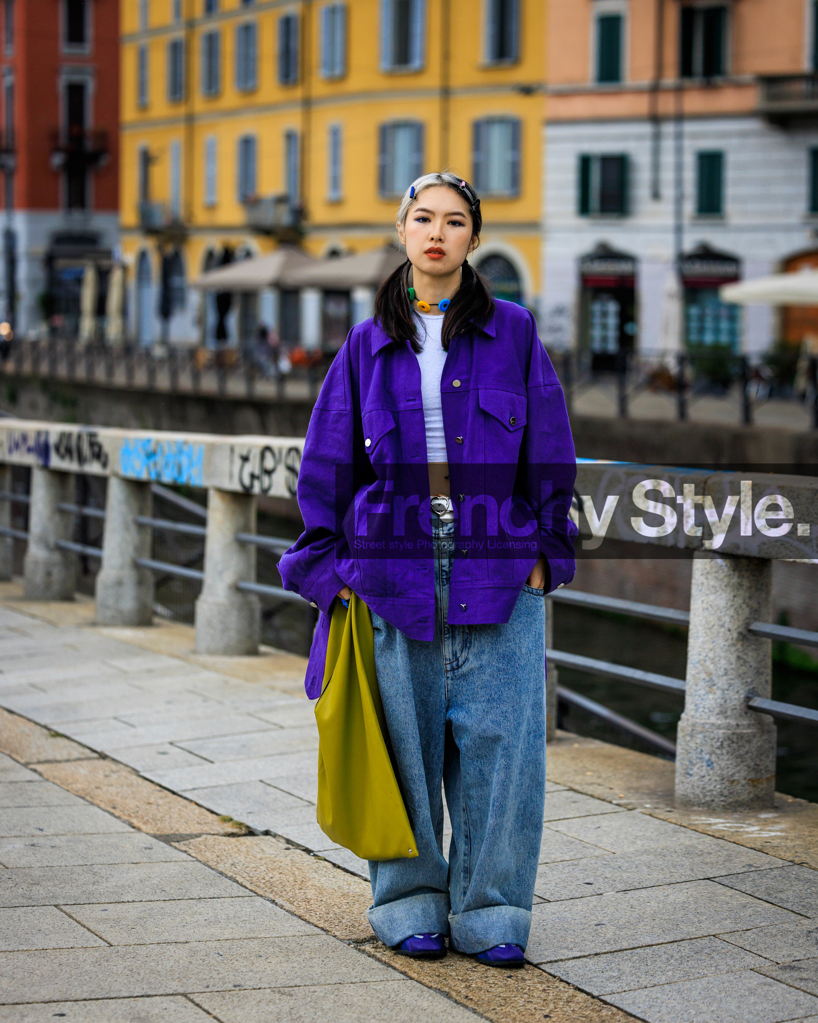 street style, jonathan paciullo, FW, fashion week, frenchystyle, MFW, MILAN, SPRING SUMMER 2024, SS 24, vertical, full length