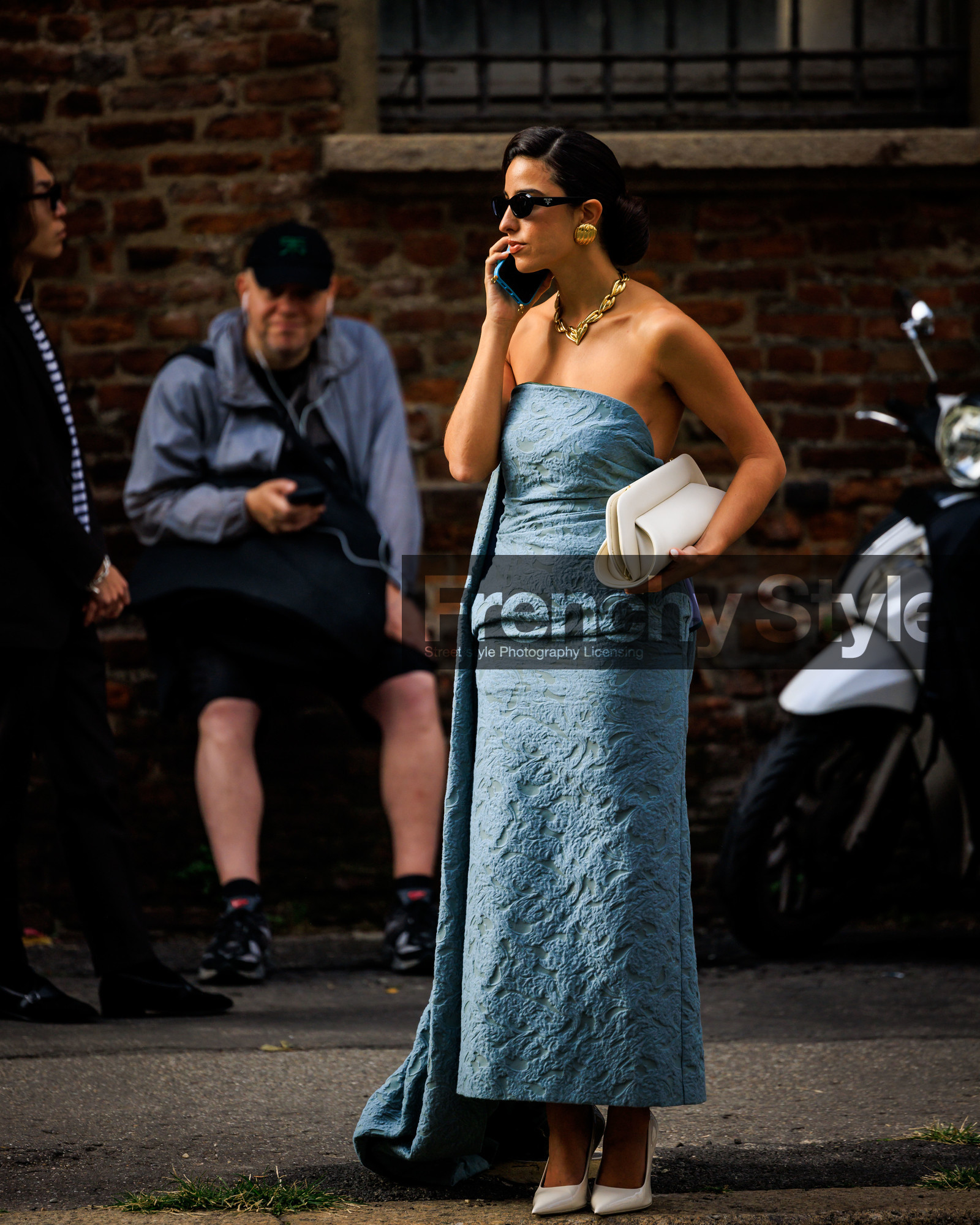 fashion week, frenchystyle, street style, jonathan paciullo, FW, MFW, MILAN, SPRING SUMMER 2024, SS 24, vertical, full length