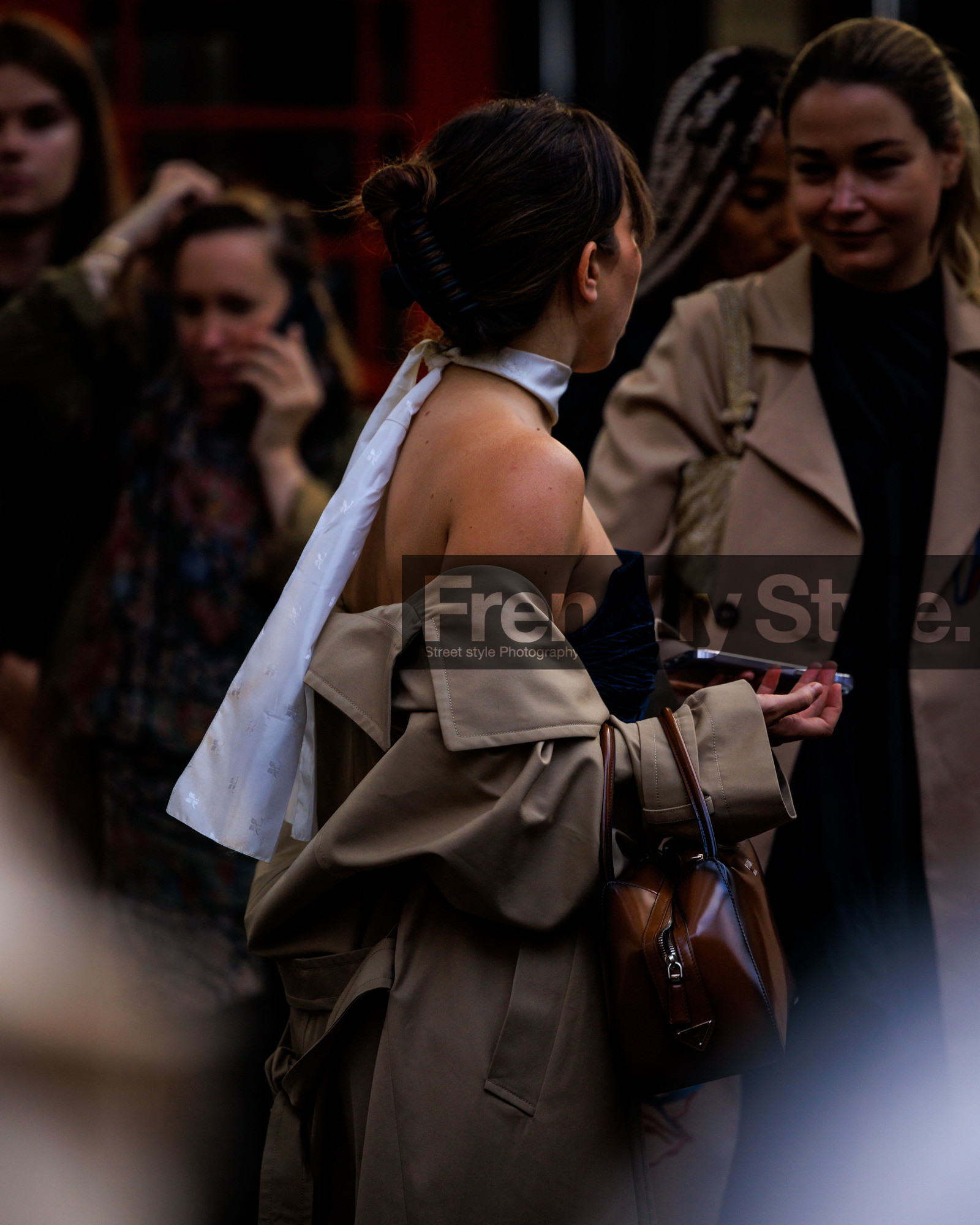 fashion week, frenchystyle, FW, jonathan paciullo, street style, LFW, LONDON, atmosphere details, detail, SPRING SUMMER 2024, SS 24