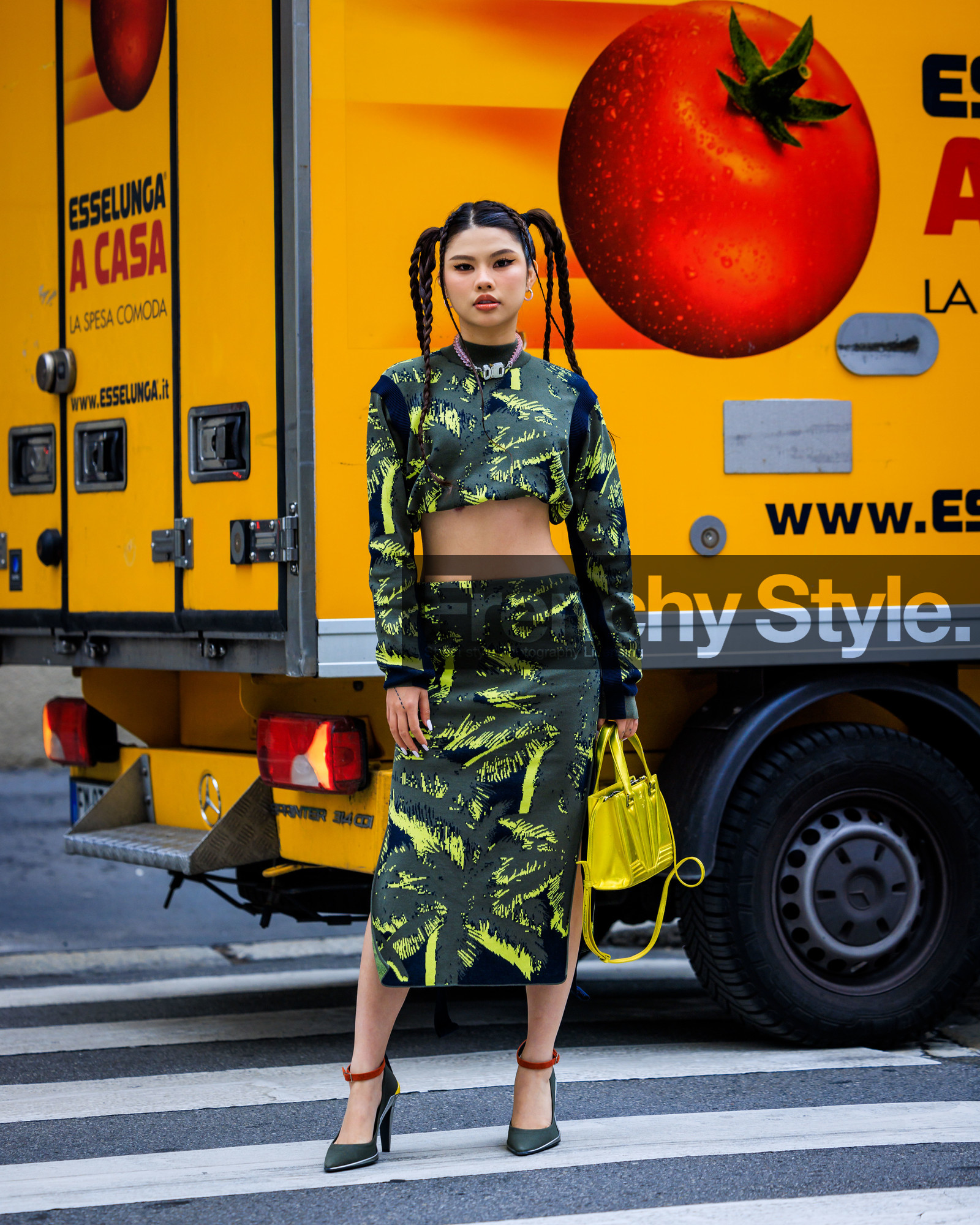 street style, jonathan paciullo, FW, fashion week, frenchystyle, MFW, MILAN, SPRING SUMMER 2024, SS 24, vertical, full length