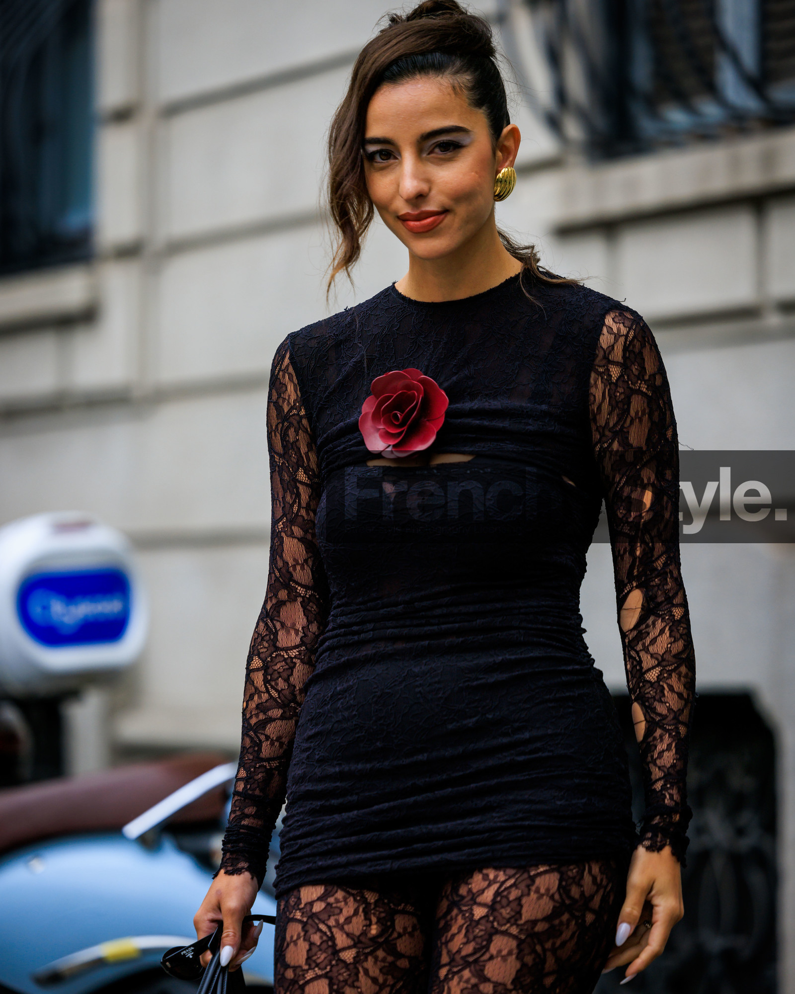 street style, jonathan paciullo, FW, fashion week, frenchystyle, MFW, MILAN, SPRING SUMMER 2024, SS 24, vertical, atmosphere details, detail