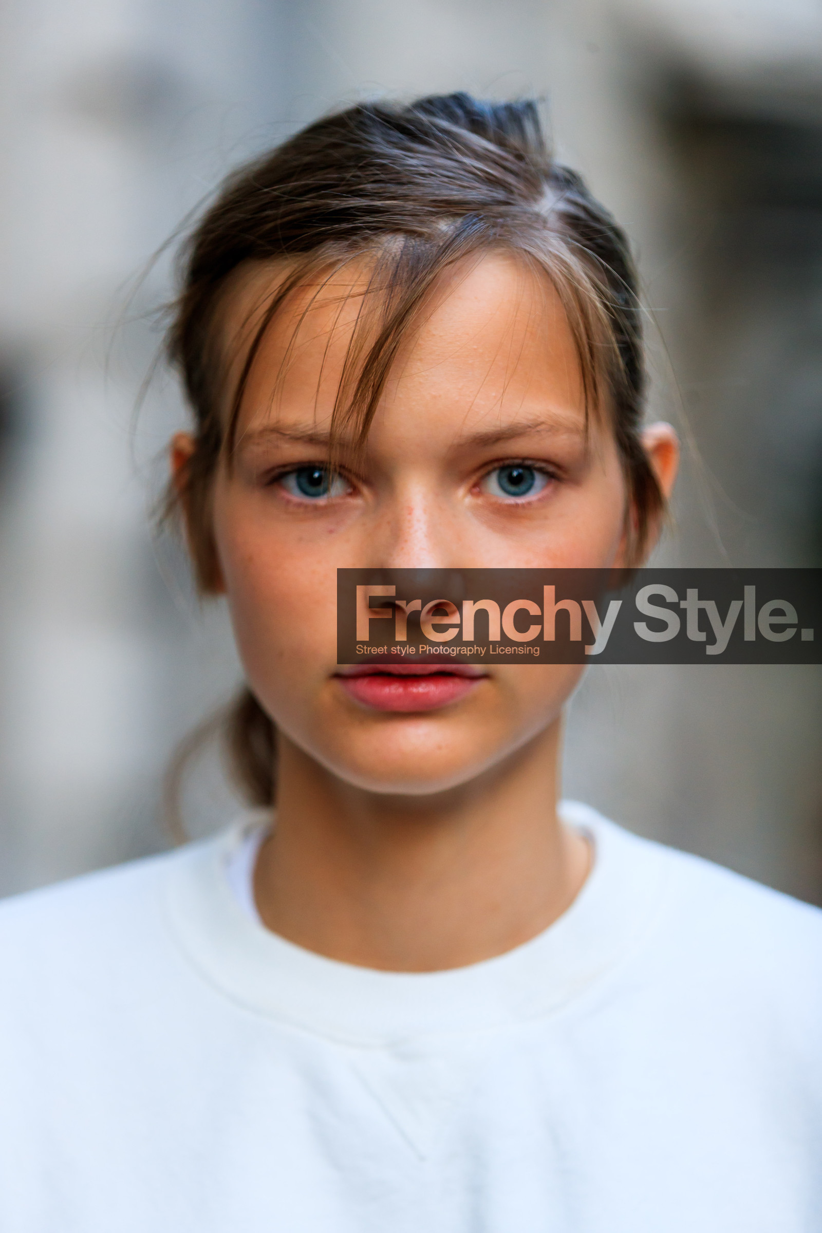 atmosphere details, beauty, detail, fashion week, frenchystyle, FW, jonathan paciullo, MFW, MILAN, model, natural, portrait, red head, skincare, SPRING SUMMER 2018, SS 18, street style, vertical, white sweater