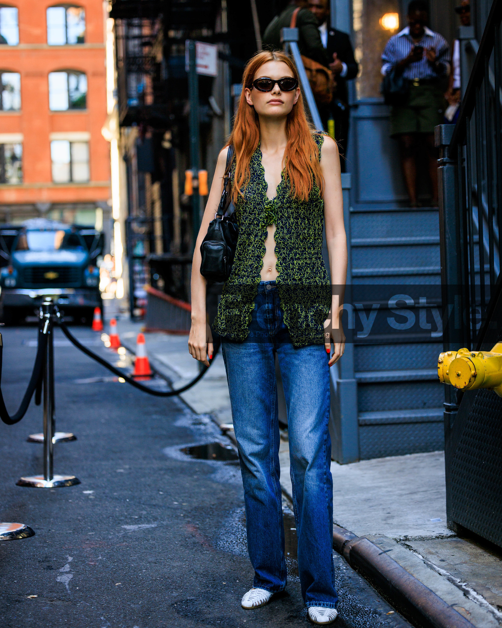 jonathan paciullo, FW, frenchystyle, fashion week, street style, vertical, full length, SS 24, SPRING SUMMER 2024, NYFW, NEW YORK