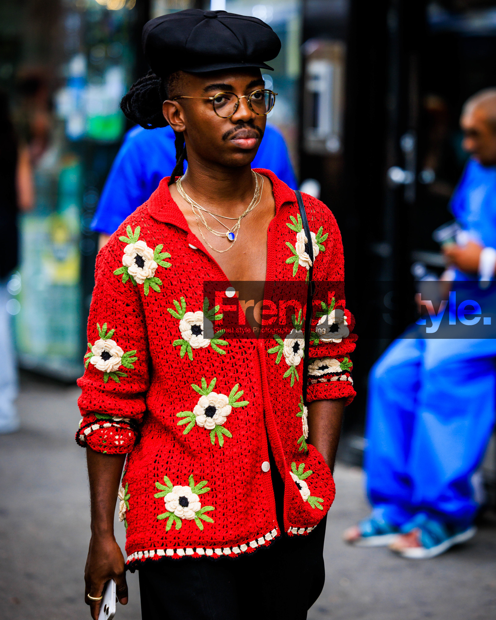 jonathan paciullo, FW, frenchystyle, fashion week, street style, vertical, detail, atmosphere details, NEW YORK, NYFW, SPRING SUMMER 2024, SS 24