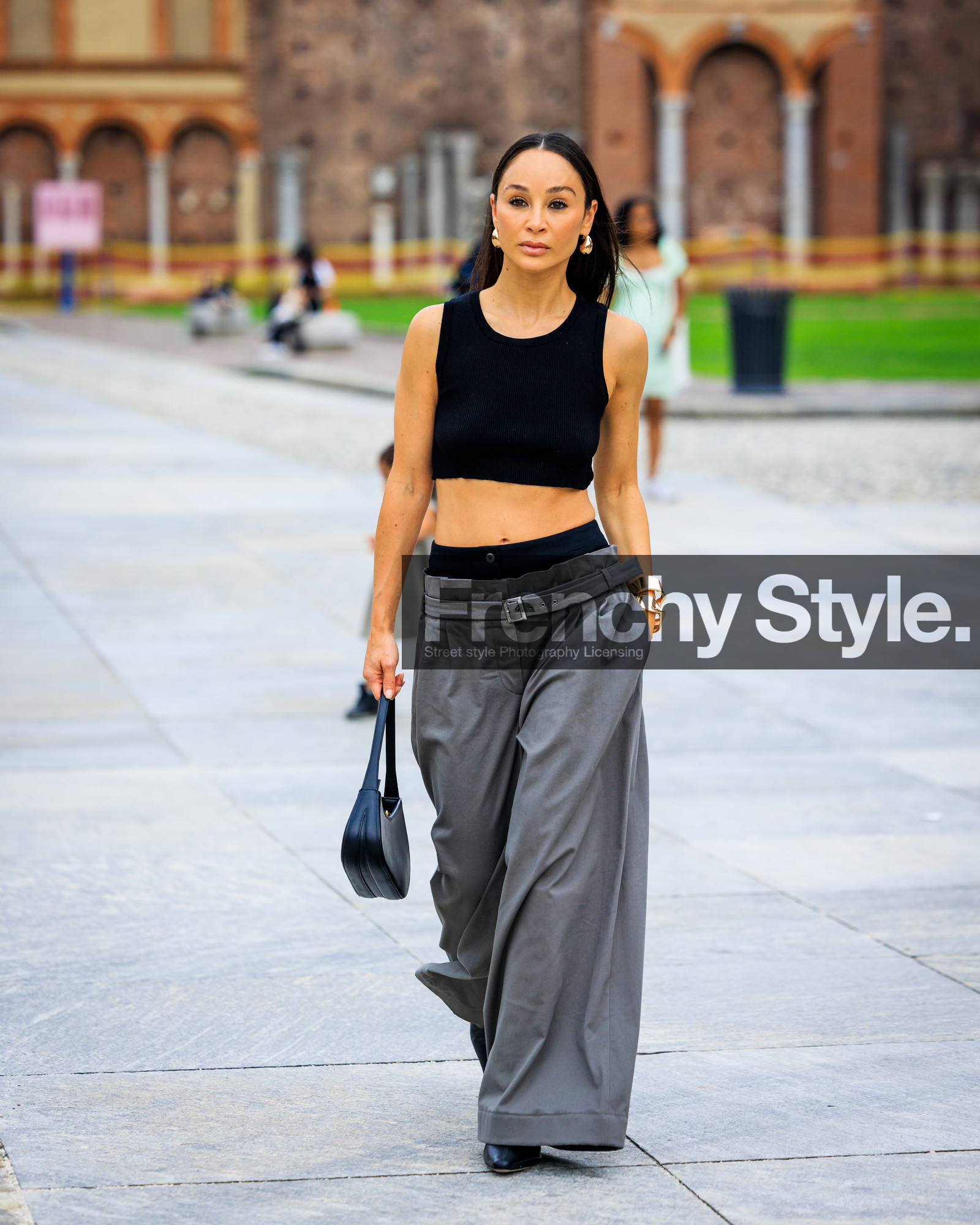 fashion week, frenchystyle, FW, jonathan paciullo, street style, MFW, MILAN, SPRING SUMMER 2024, SS 24, vertical, full length