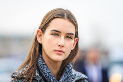 atmosphere details, AUTUMN WINTER 2016-2017, AW 16-17, caban, detail, FALL WINTER 2016-2017, fashion week, frenchystyle, FW, FW 16-17, grey coat, grey jacket, grey sweater, grey turtleneck, horizontal, jonathan paciullo, LFW, LONDON, long hair, MENSWEAR, model, natural, portrait, skincare, street style