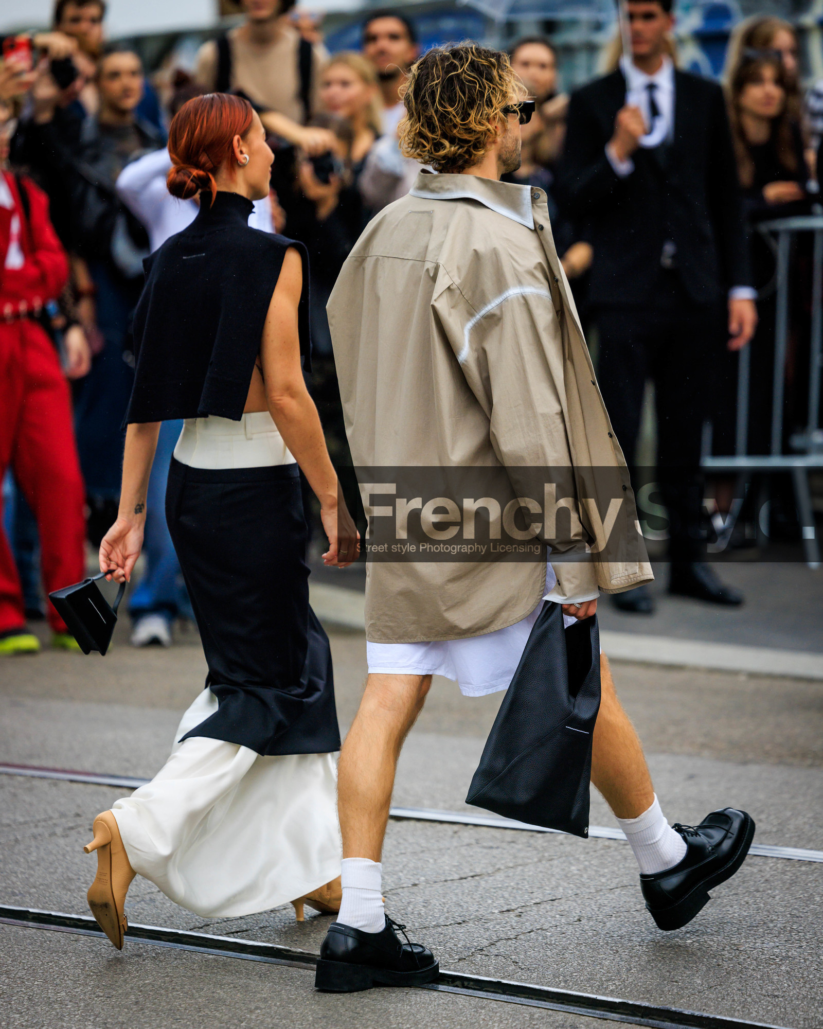 street style, jonathan paciullo, FW, fashion week, frenchystyle, MFW, MILAN, SPRING SUMMER 2024, SS 24, vertical, full length