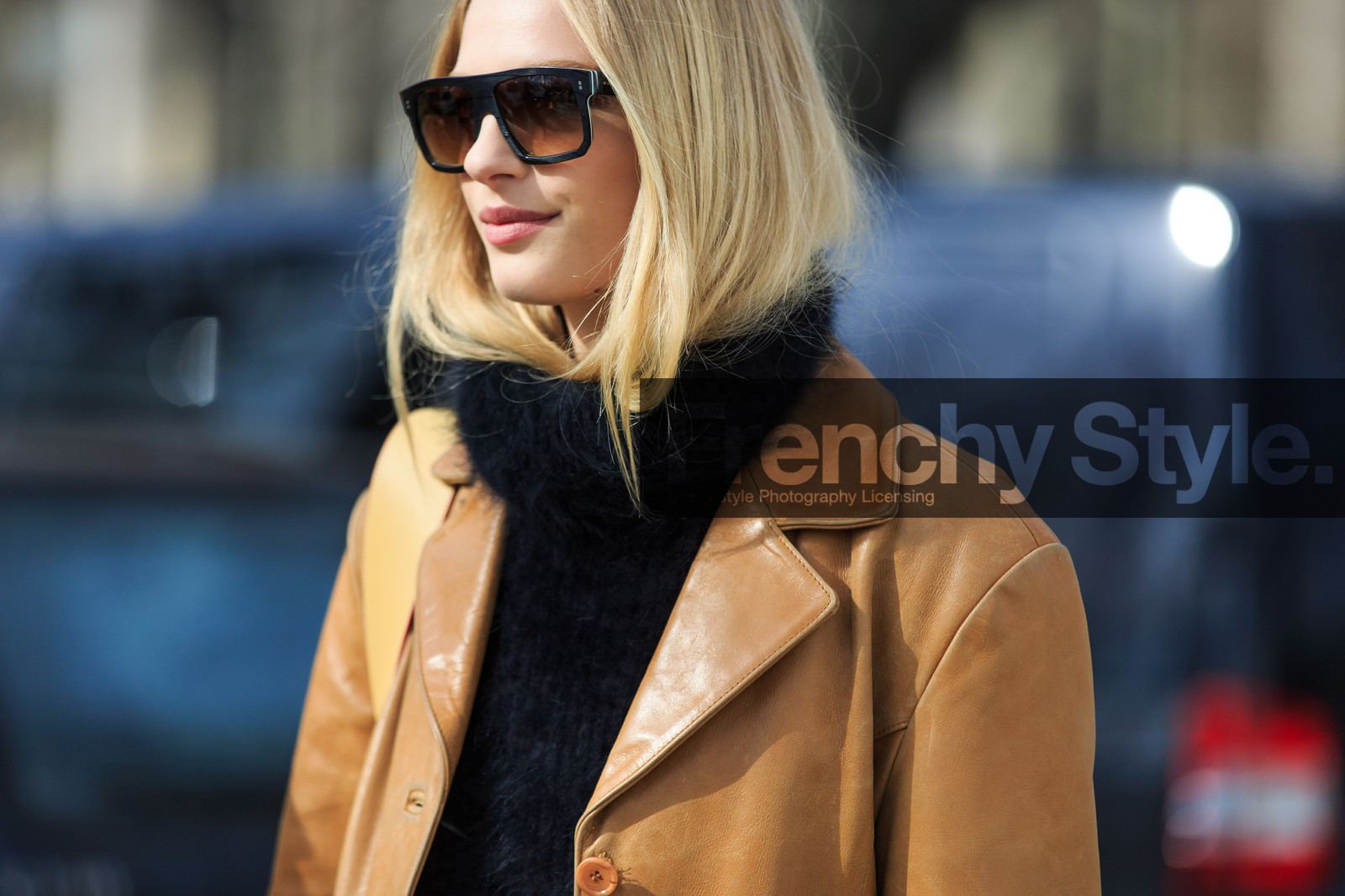 atmosphere details, AUTUMN WINTER 2016-2017, AW 16-17, black sweater, camel jacket, detail, FALL WINTER 2016-2017, fashion week, Frederikke Sofie Falbe-Hansen, fredrerikke sofie falbe hansen, frenchystyle, FW, FW 16-17, horizontal, jonathan paciullo, leather jacket, model, PARIS, PFW, portrait, street style, sunglasses, turtleneck sweater