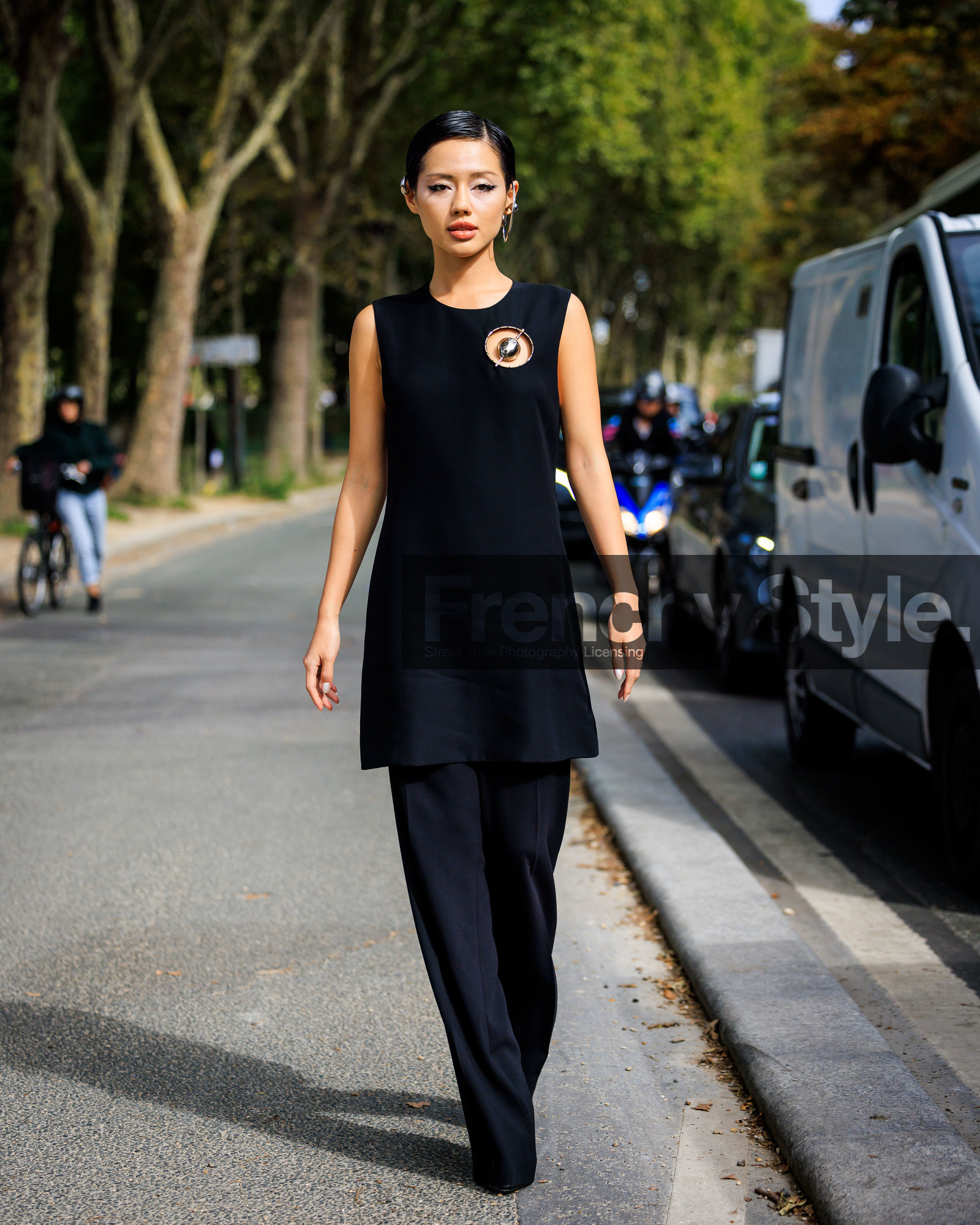 PARIS, PFW, fashion week, frenchystyle, FW, jonathan paciullo, street style, SPRING SUMMER 2024, SS 24, full length, vertical