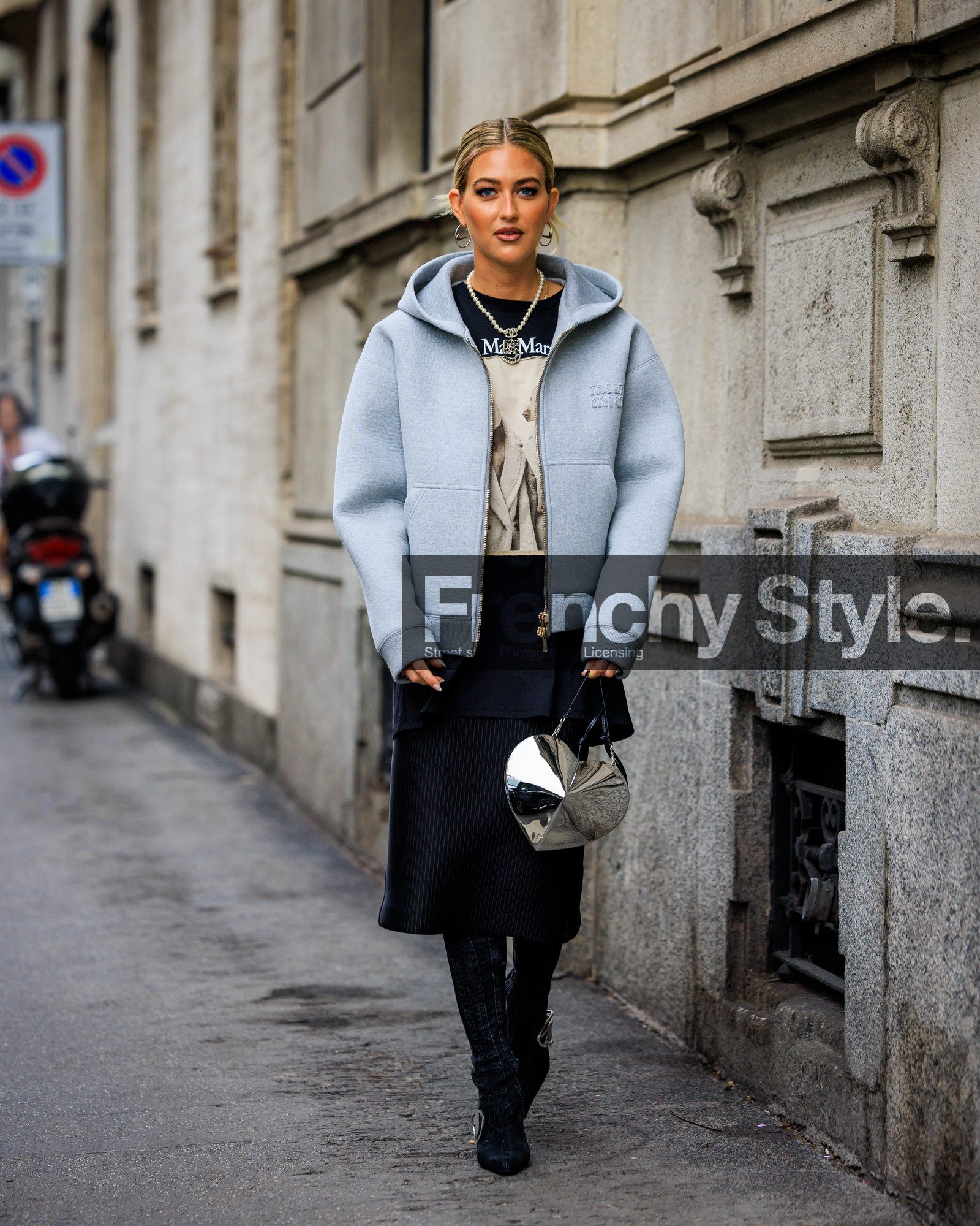 fashion week, frenchystyle, street style, jonathan paciullo, FW, MFW, MILAN, SPRING SUMMER 2024, SS 24, vertical, full length