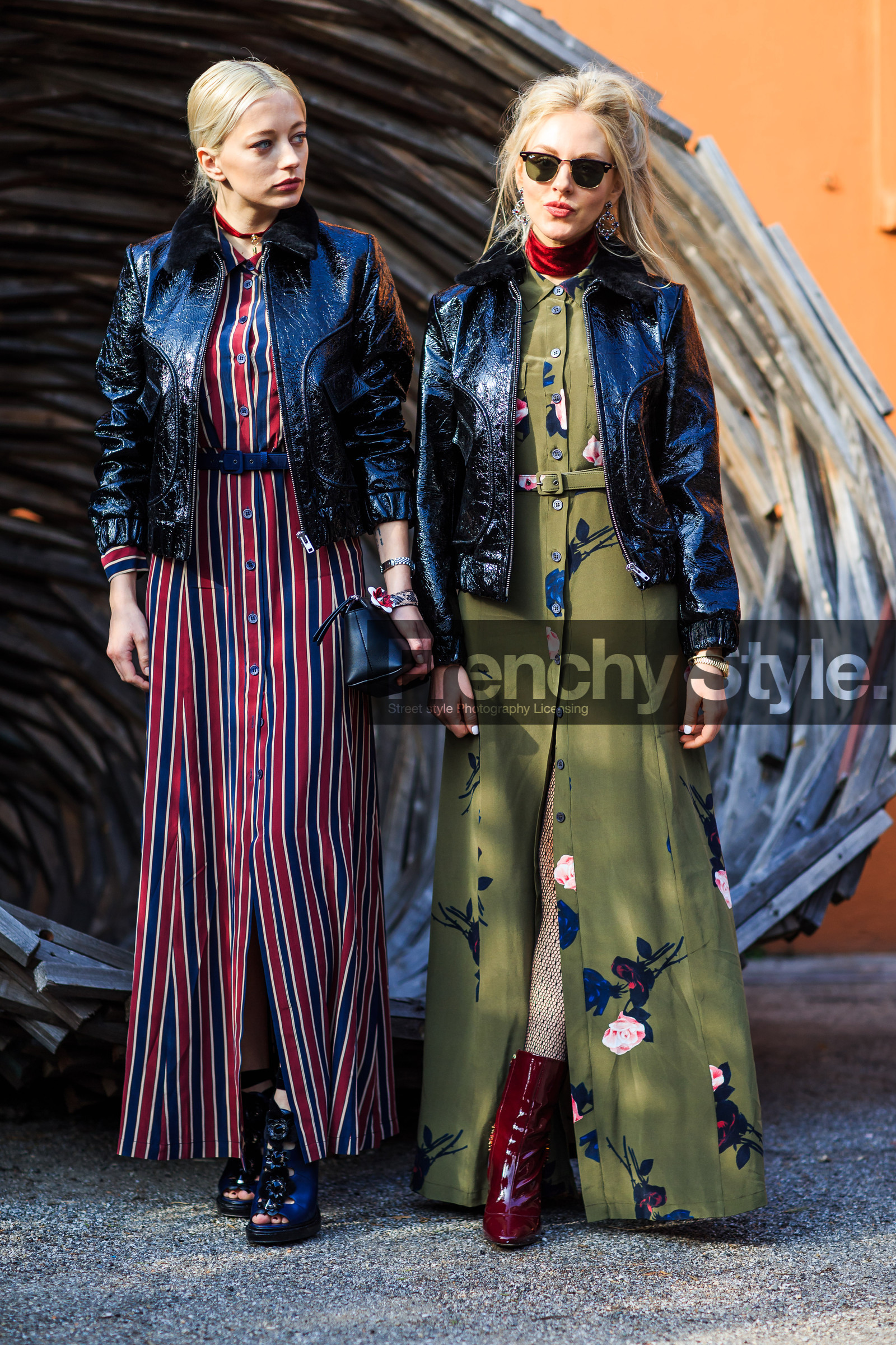 AUTUMN WINTER 2016-2017, AW 16-17, belted dress, black bag, black boots, black jacket, caroline vreeland, FALL WINTER 2016-2017, fashion week, floral, flower, frenchystyle, full length, FW, FW 16-17, geometric, graphic dress, green dress, high heels, jonathan paciullo, leather bag, leather boots, leather jacket, LFW, LONDON, long dress, MENSWEAR, mini bag, open toe, printed dress, ray ban, red boots, red dress, shea marie, street style, striped dress, stripes, sunglasses, varnished leather, varnished leather shoes, vertical