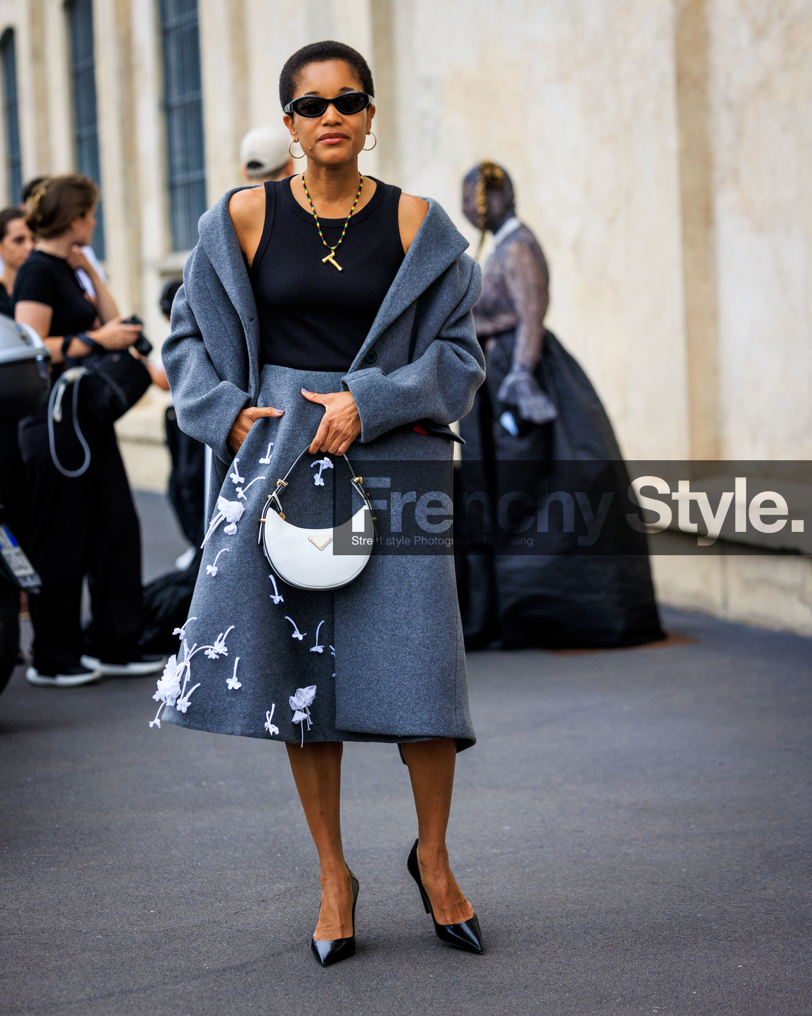 street style, jonathan paciullo, FW, fashion week, frenchystyle, MFW, MILAN, SPRING SUMMER 2024, SS 24, vertical, full length