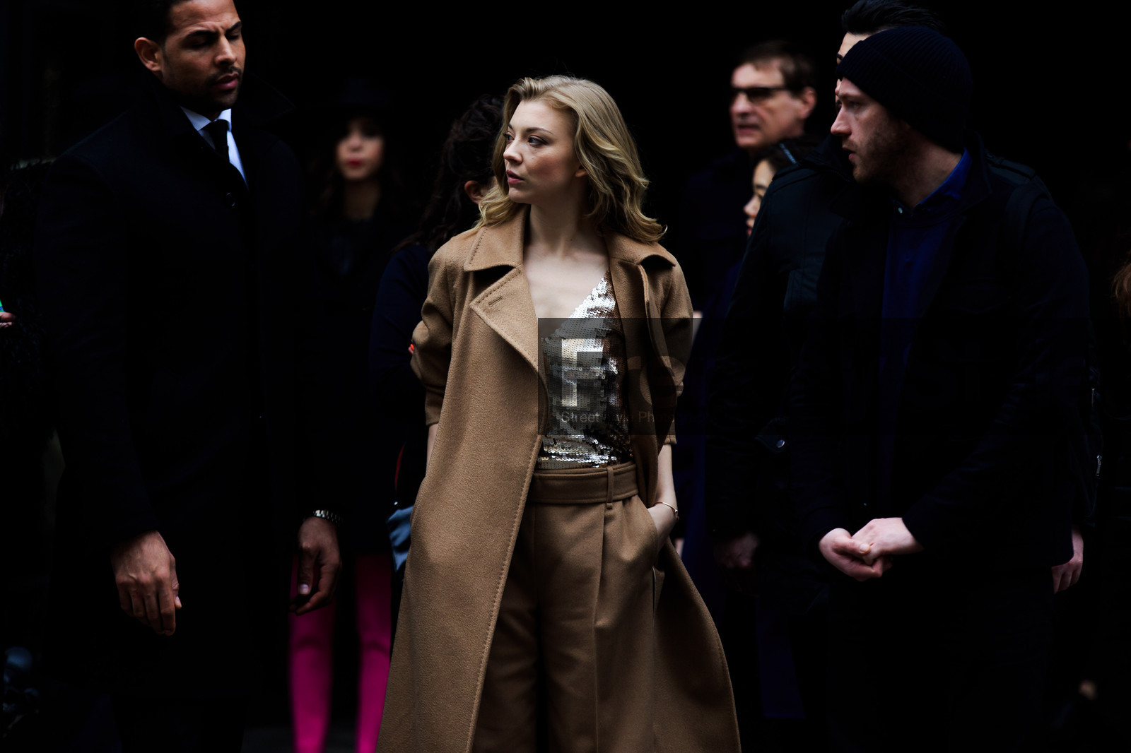 atmosphere details, AUTUMN WINTER 2016-2017, AW 16-17, brown coat, brown pants, camel coat, camel pants, detail, FALL WINTER 2016-2017, fashion week, frenchystyle, FW, FW 16-17, golden top, horizontal, jonathan paciullo, LFW, LONDON, MENSWEAR, natalie dormer, street style, trousers
