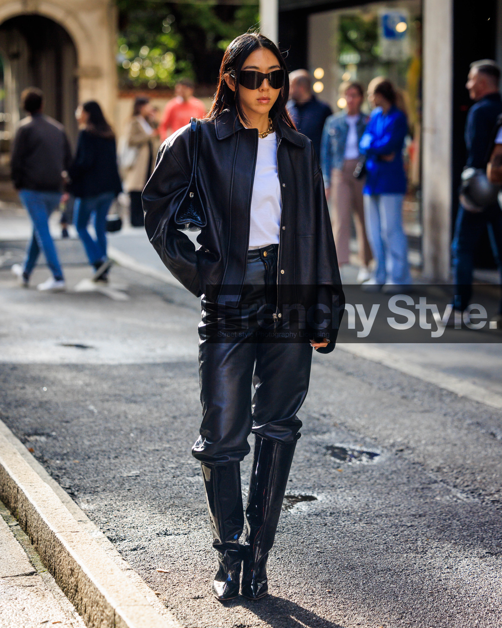 MILAN, MFW, frenchystyle, fashion week, FW, jonathan paciullo, street style, SPRING SUMMER 2024, SS 24, vertical, full length
