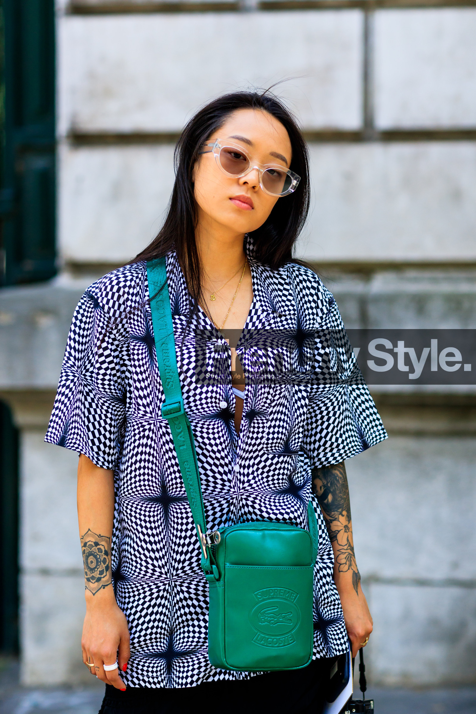 street style, jonathan paciullo, FW, frenchystyle, fashion week, PFW, PARIS, SPRING SUMMER 2019, SS 19, christina paik, vertical, detail