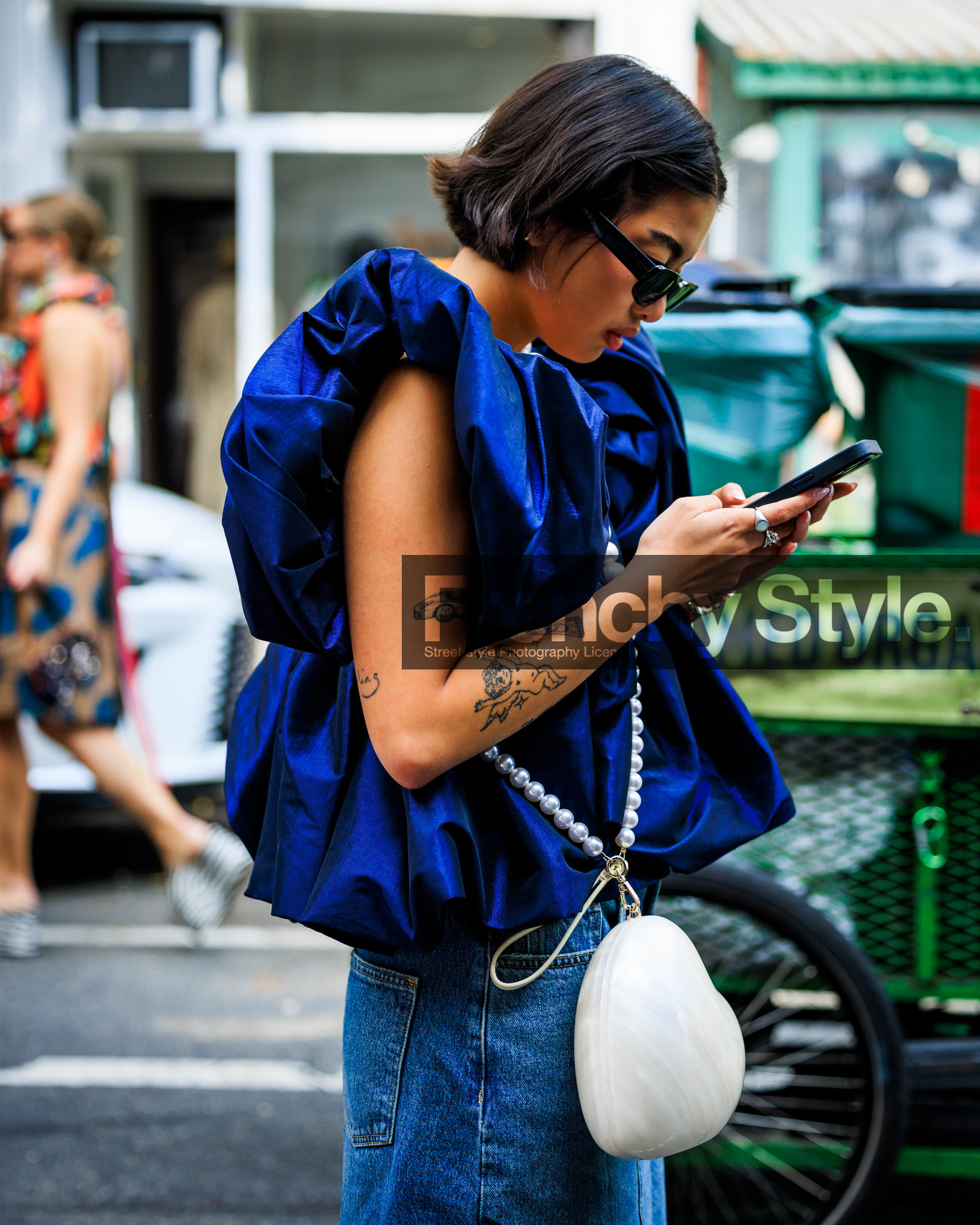 jonathan paciullo, FW, frenchystyle, fashion week, street style, vertical, detail, atmosphere details, NEW YORK, NYFW, SPRING SUMMER 2024, SS 24