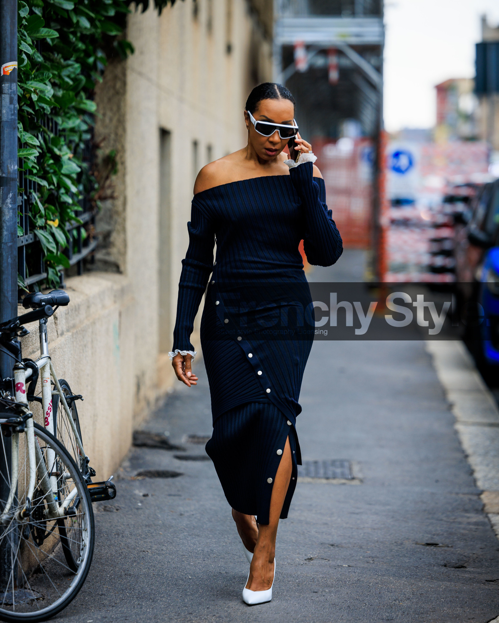 street style, jonathan paciullo, FW, fashion week, frenchystyle, MFW, MILAN, SPRING SUMMER 2024, SS 24, vertical, full length