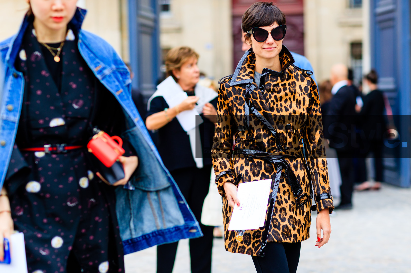 atmosphere details, detail, fashion week, frenchystyle, FW, horizontal, jonathan paciullo, leopard print, PARIS, PFW, printed coat, SPRING SUMMER 2017, SS 17, street style, sunglasses, trousers