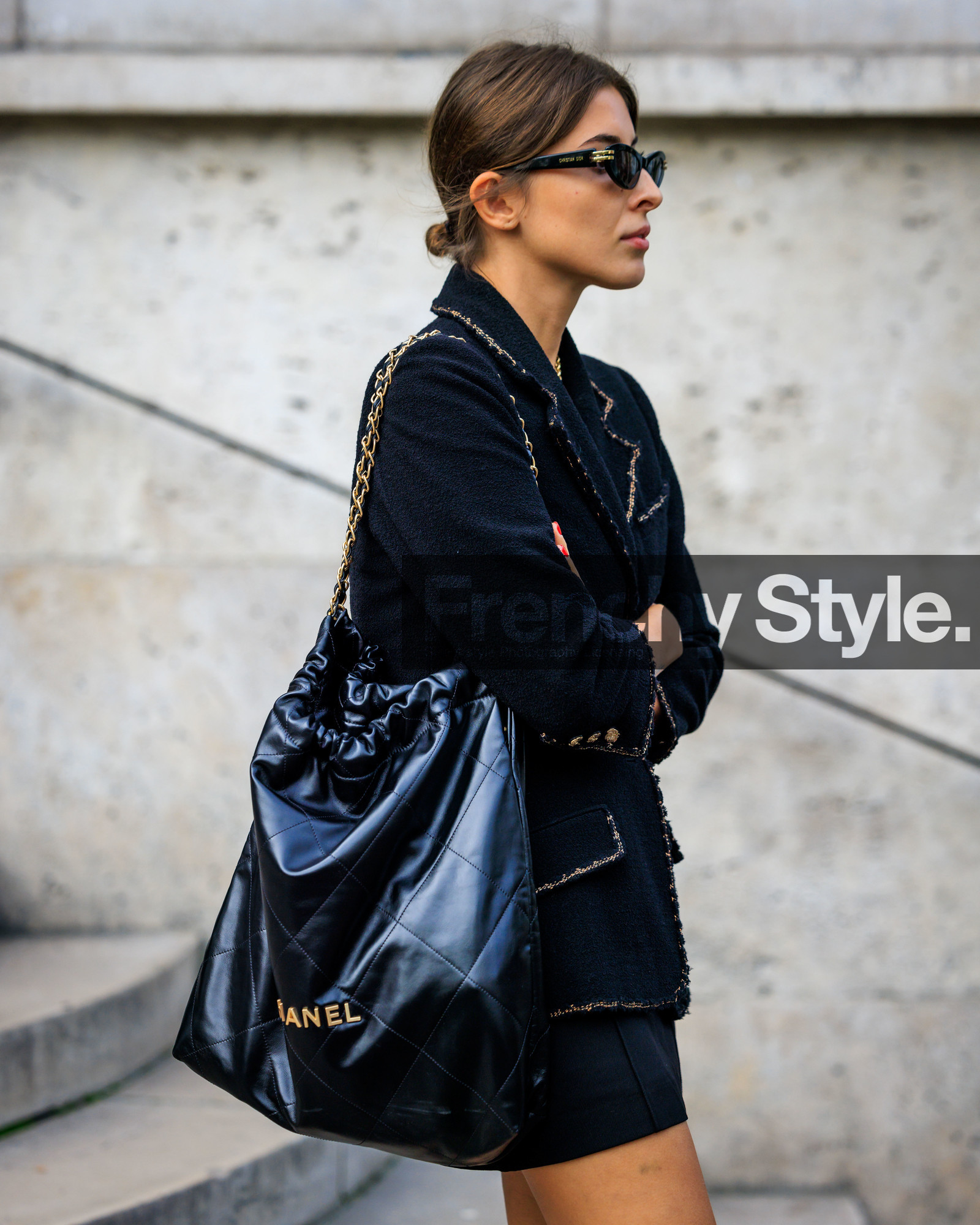 fashion week, frenchystyle, FW, jonathan paciullo, street style, PFW, PARIS, SPRING SUMMER 2024, SS 24, vertical, atmosphere details, detail