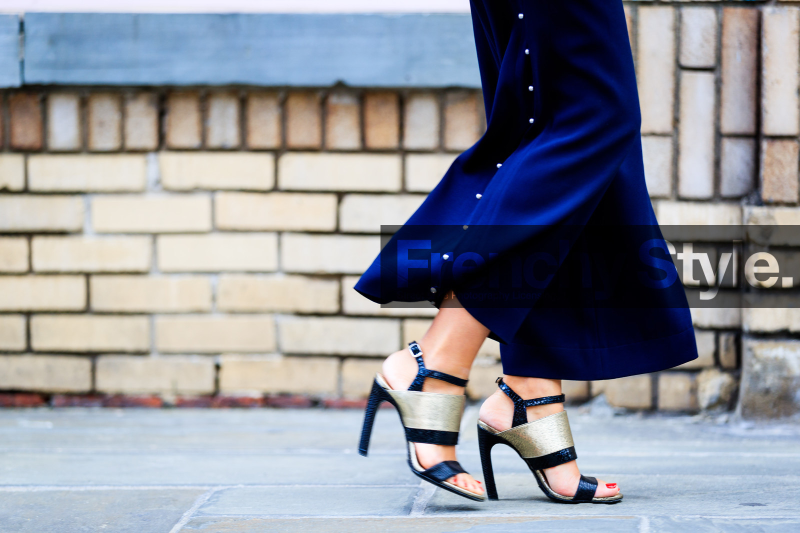 atmosphere details, blue pants, detail, fashion week, frenchystyle, FW, graphic shoes, high heels, horizontal, jonathan paciullo, leather shoes, NEW YORK, NYFW, SPRING SUMMER 2018, SS 18, street style, trousers