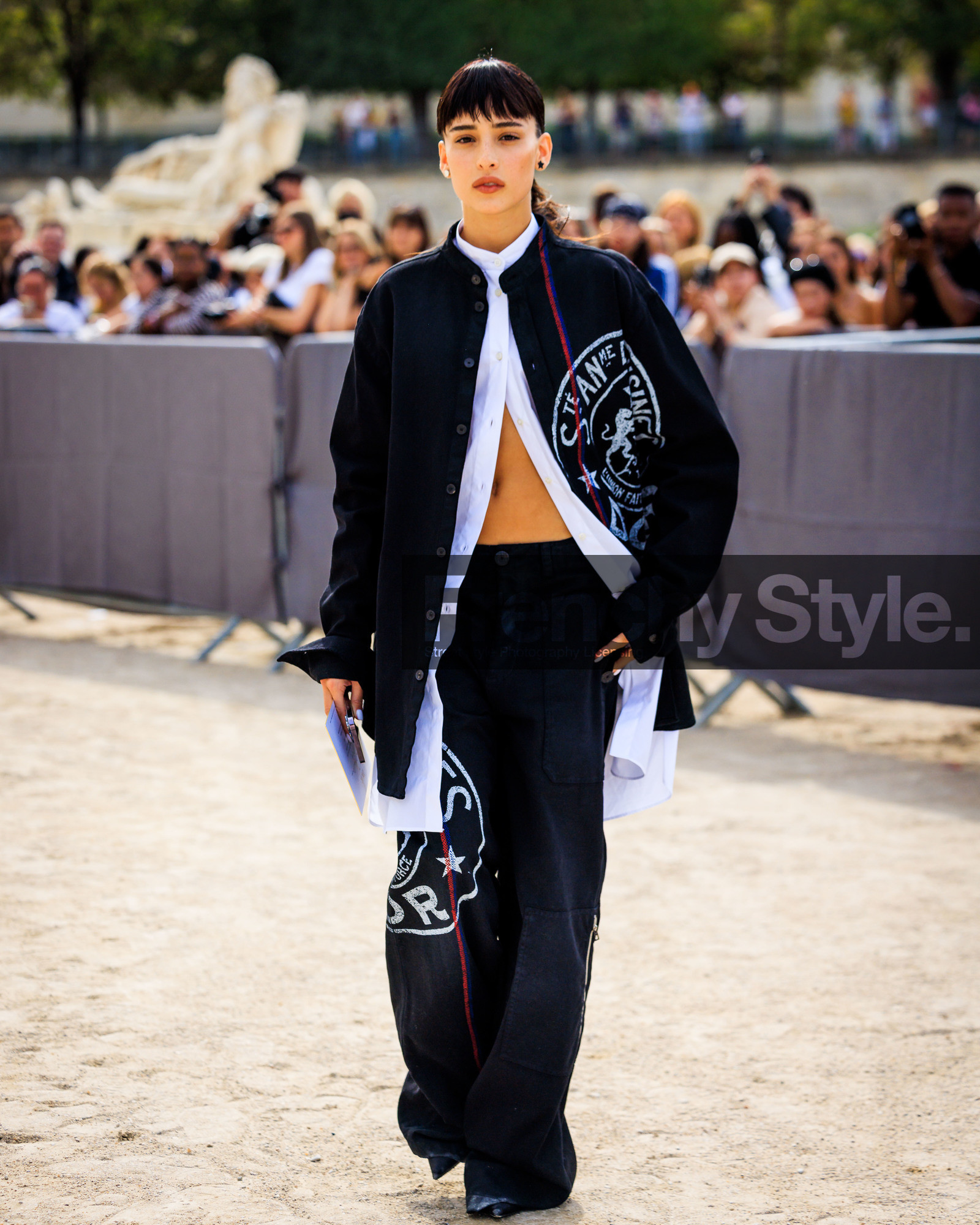 fashion week, frenchystyle, FW, jonathan paciullo, street style, PFW, PARIS, SPRING SUMMER 2024, SS 24, full length, vertical