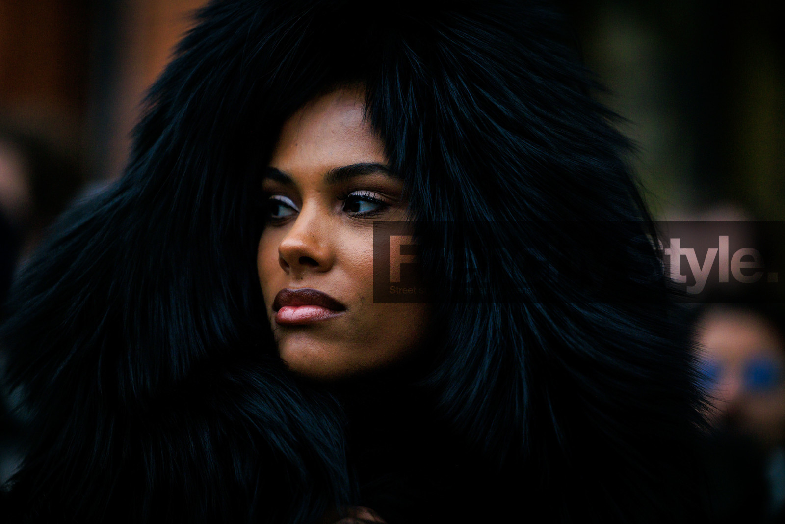 hood, furry hood, make up, details, close up, fashion week, frenchystyle, FW, jonathan paciullo, street style, PARIS, PFW, SPRING SUMMER 2022, SS 22, atmosphere details, detail, horizontal, tina kunakey