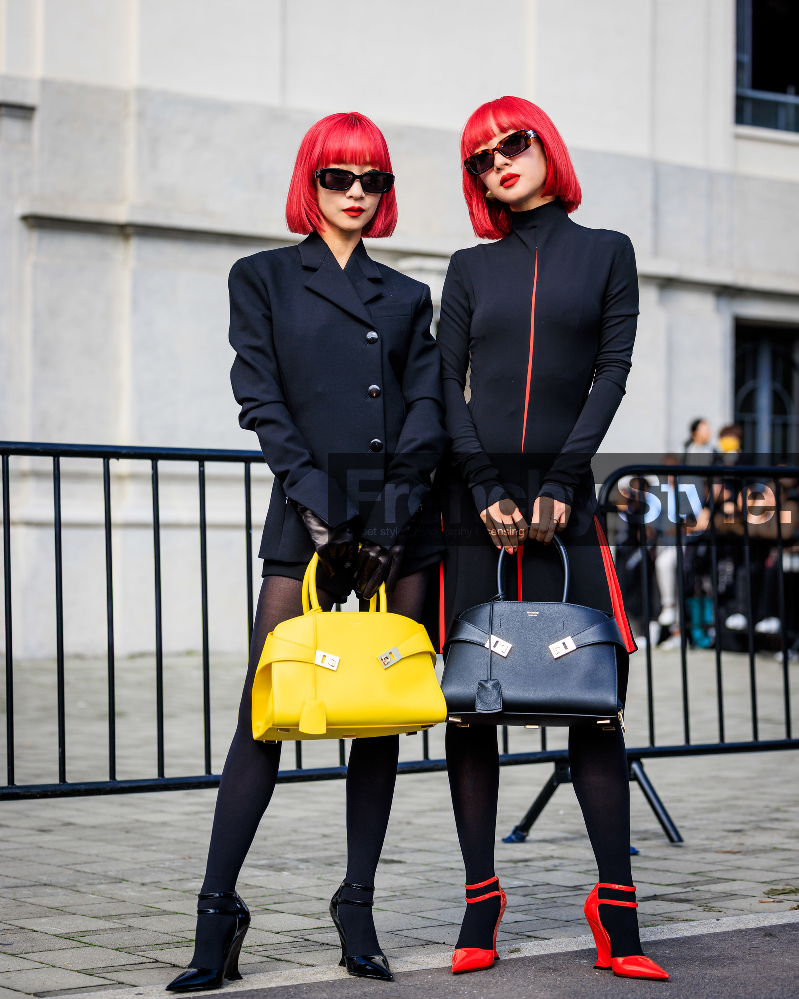 street style, jonathan paciullo, FW, fashion week, frenchystyle, MFW, MILAN, SPRING SUMMER 2024, SS 24, vertical, full length