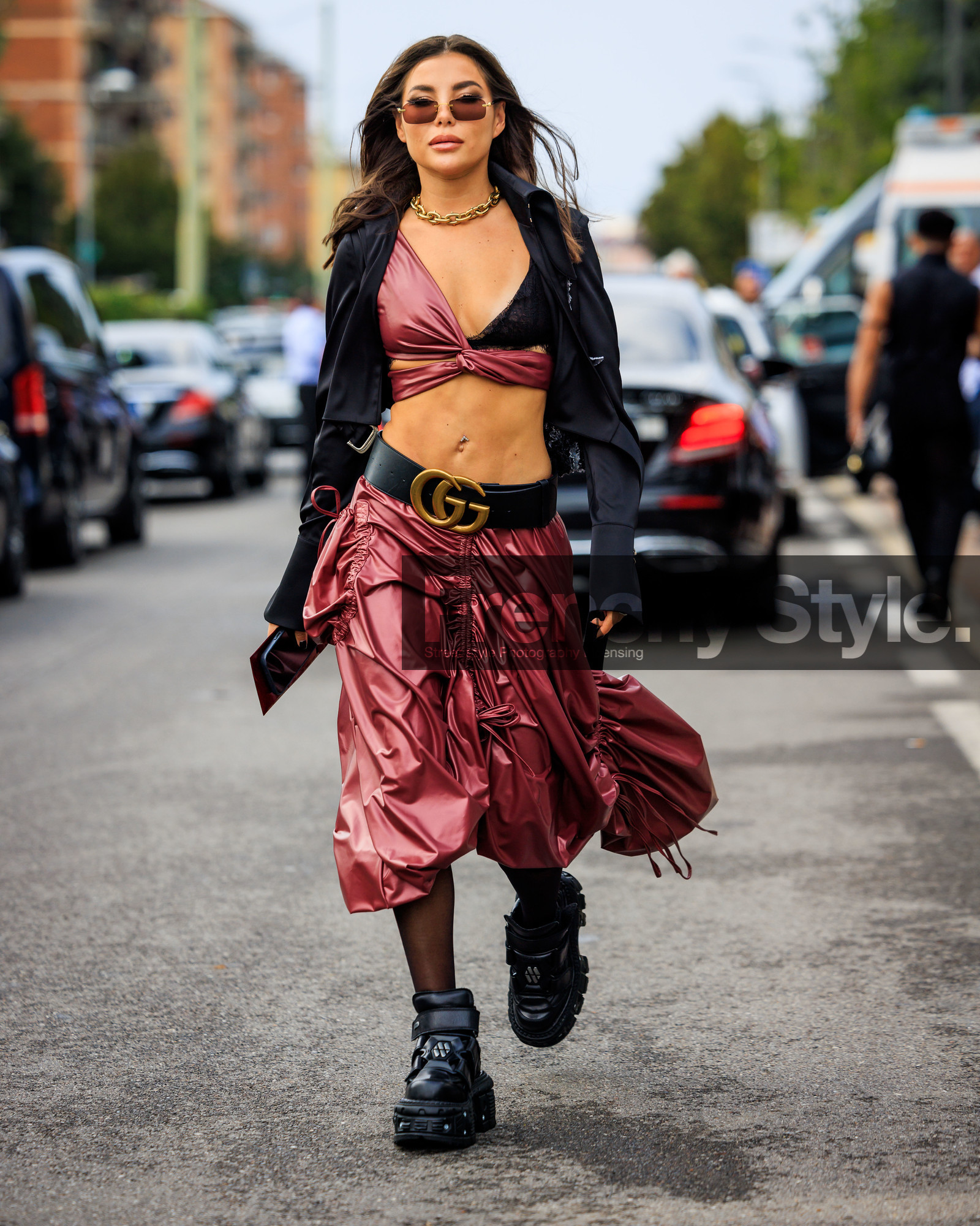 street style, jonathan paciullo, FW, fashion week, frenchystyle, MFW, MILAN, SPRING SUMMER 2024, SS 24, vertical, full length