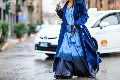 atmosphere details, AUTUMN WINTER 2016-2017, AW 16-17, blue, blue denim, blue dress, denim coat, detail, FALL WINTER 2016-2017, fashion week, frenchystyle, FW, FW 16-17, horizontal, jonathan paciullo, LFW, LONDON, MENSWEAR, street style, turquoise, tye dye