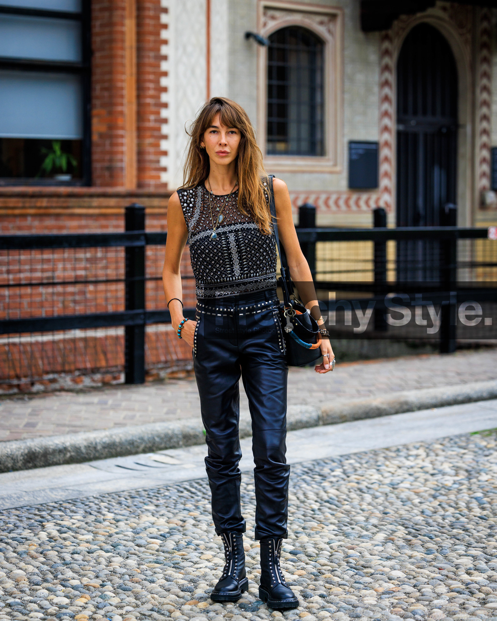 fashion week, frenchystyle, FW, jonathan paciullo, street style, MFW, MILAN, SPRING SUMMER 2024, SS 24, vertical, full length