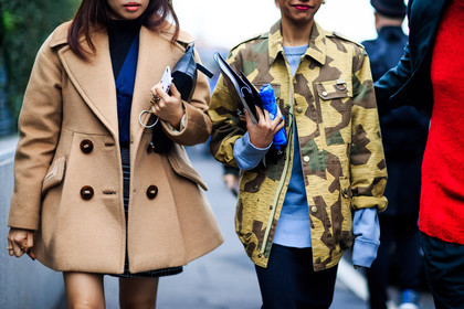 atmosphere details, AUTUMN WINTER 2016-2017, AW 16-17, beige coat, caban, camo jacket, camouflage, detail, FALL WINTER 2016-2017, fashion week, fendi, frenchystyle, FW, FW 16-17, green jacket, horizontal, jonathan paciullo, kaki jacket, LFW, LONDON, MENSWEAR, military jacket, printed jacket, street style
