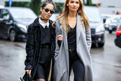 atmosphere details, AUTUMN WINTER 2016-2017, AW 16-17, aztracan, belted dress, black belt, black coat, black denim, black dress, black shirt, black t shirt, choker, denim pants, detail, FALL WINTER 2016-2017, fashion week, frenchystyle, fun sunglasses, FW, FW 16-17, grey coat, horizontal, jeans, jonathan paciullo, leather belt, LFW, LONDON, maria kolosova, MENSWEAR, necklace, oksana on, shirt dress, street style, sunglasses, trousers, white collar