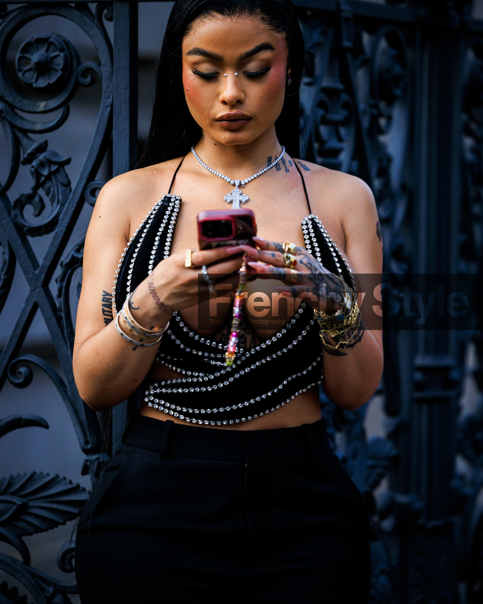 jonathan paciullo, FW, frenchystyle, fashion week, street style, vertical, detail, atmosphere details, NEW YORK, NYFW, SPRING SUMMER 2024, SS 24