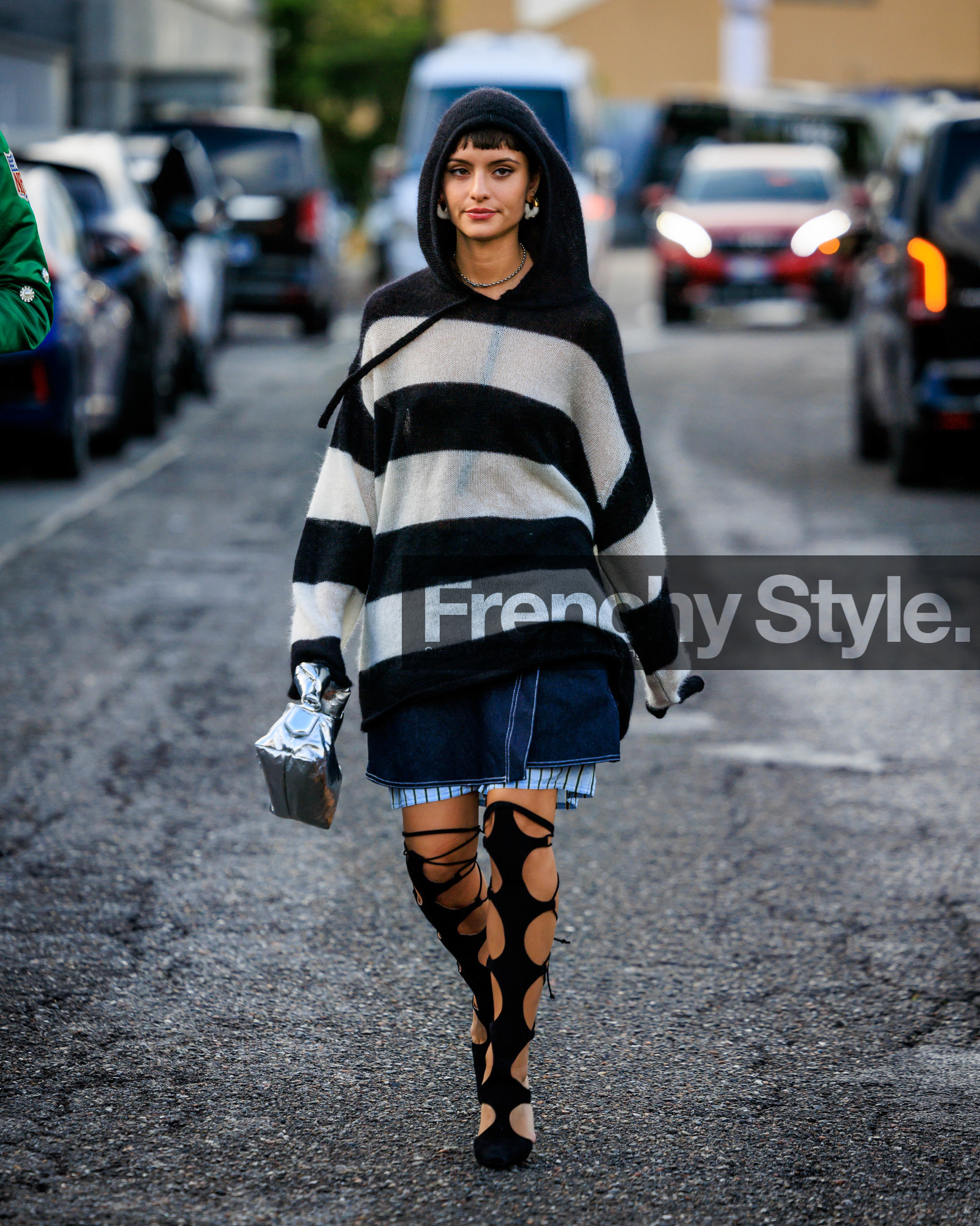 street style, jonathan paciullo, FW, fashion week, frenchystyle, MFW, MILAN, SPRING SUMMER 2024, SS 24, vertical, full length