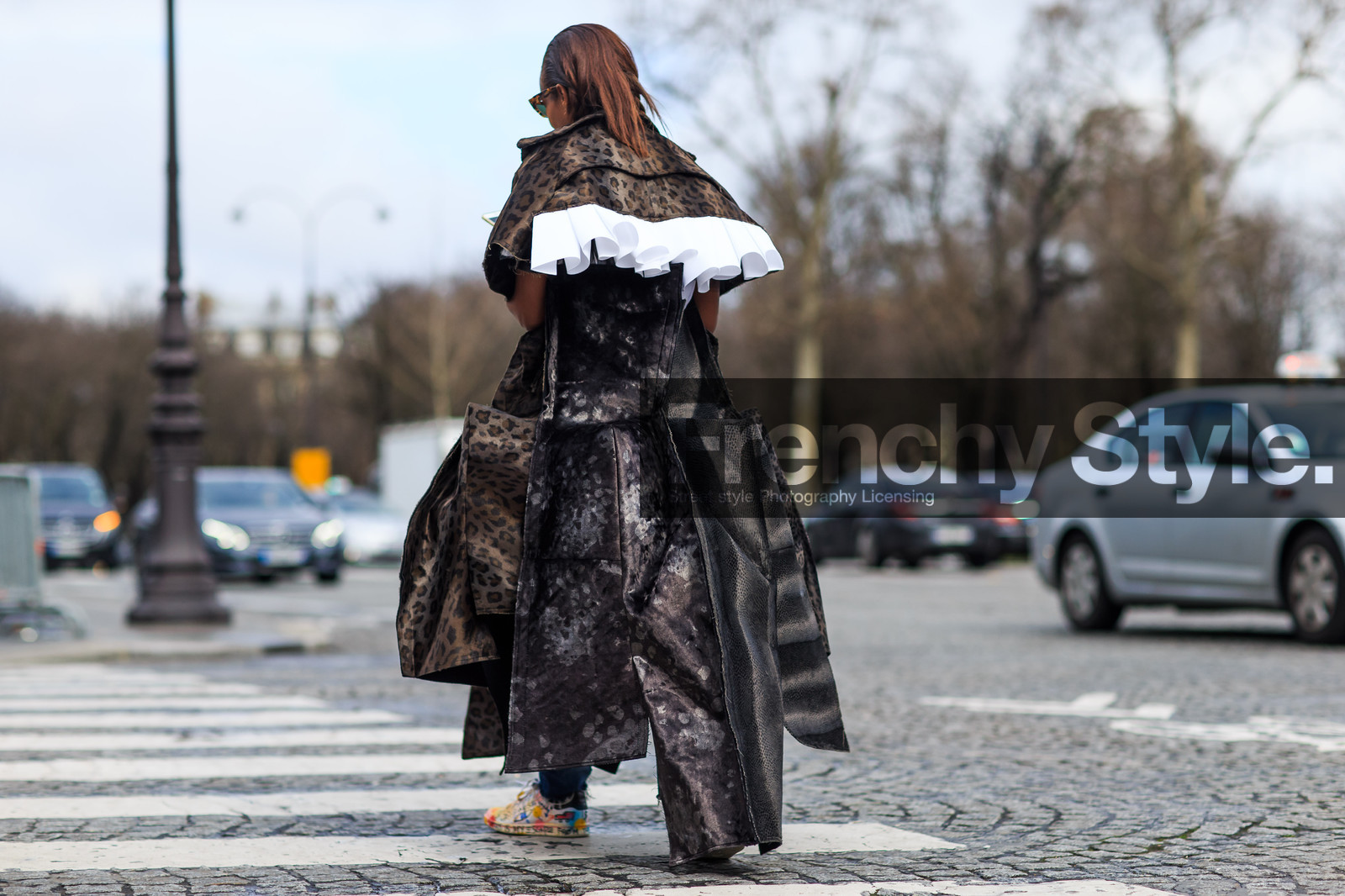 animal print, asymetric, atmosphere details, AUTUMN WINTER 2016-2017, AW 16-17, brown coat, FALL WINTER 2016-2017, fashion week, frenchystyle, full length, FW, FW 16-17, geometric, graphic coat, horizontal, jonathan paciullo, leopard coat, leopard print, michelle elie, oversize, PARIS, PFW, street style