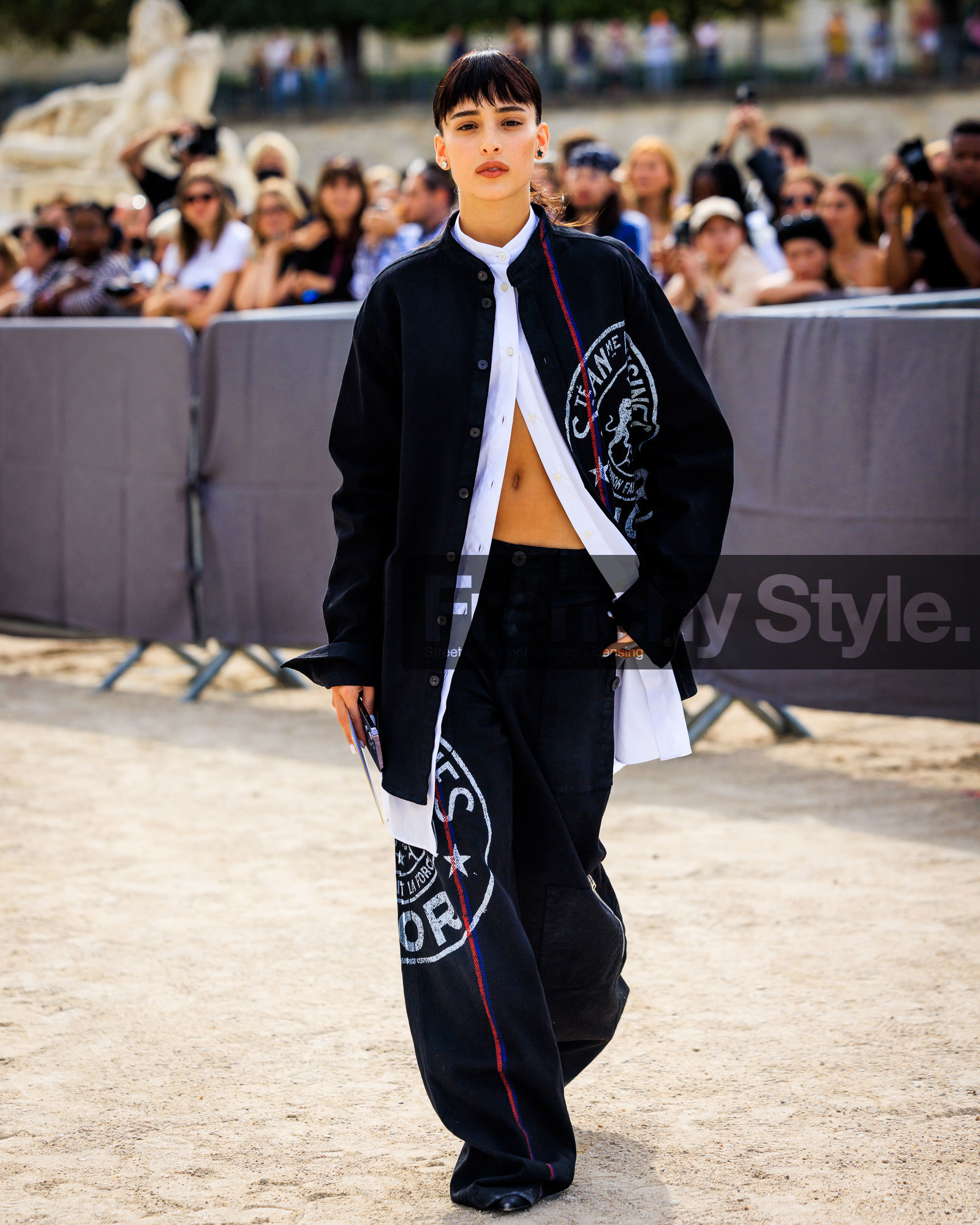 fashion week, frenchystyle, FW, jonathan paciullo, street style, PFW, PARIS, SPRING SUMMER 2024, SS 24, full length, vertical