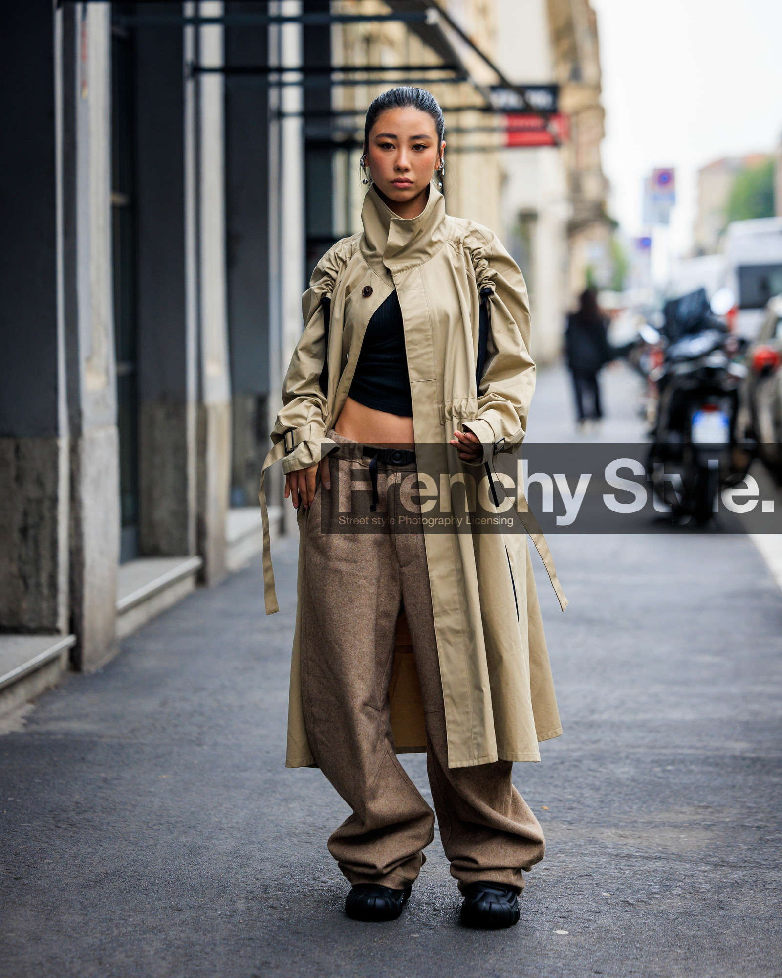 fashion week, frenchystyle, FW, jonathan paciullo, street style, MFW, MILAN, SPRING SUMMER 2024, SS 24, vertical, full length