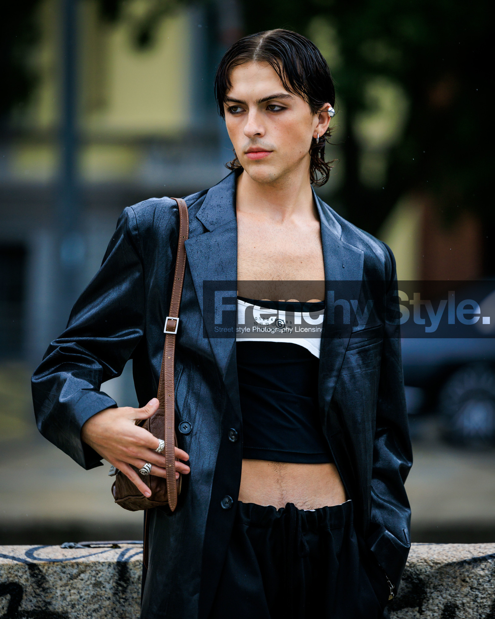 street style, jonathan paciullo, FW, fashion week, frenchystyle, MFW, MILAN, SPRING SUMMER 2024, SS 24, vertical, atmosphere details, detail