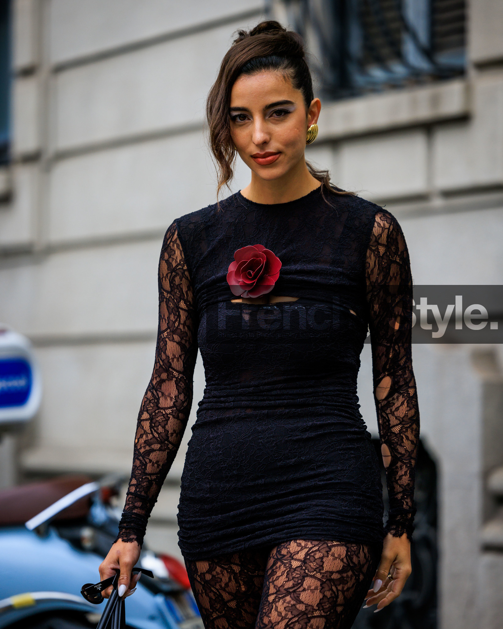 street style, jonathan paciullo, FW, fashion week, frenchystyle, MFW, MILAN, SPRING SUMMER 2024, SS 24, vertical, atmosphere details, detail