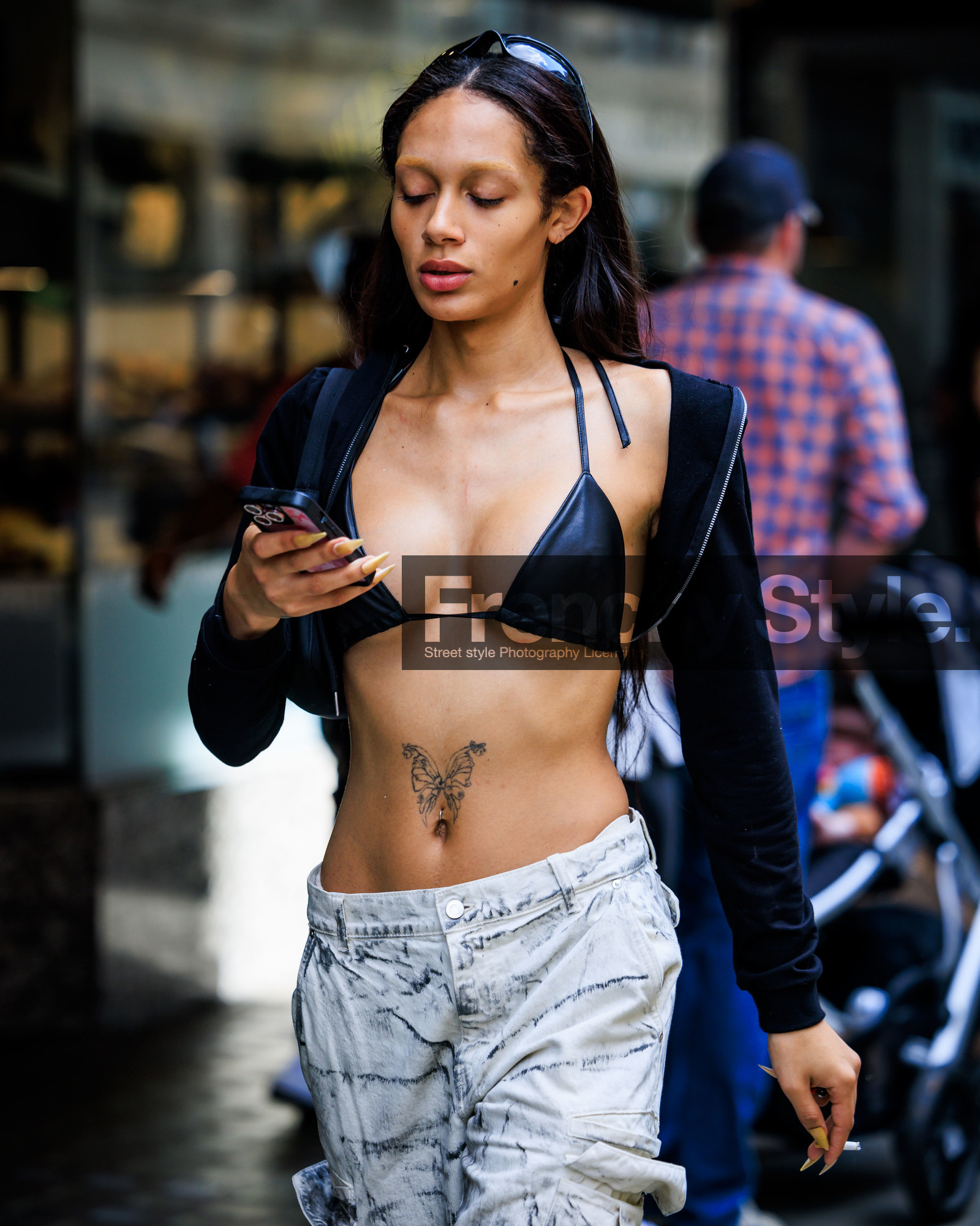 fashion week, frenchystyle, FW, jonathan paciullo, street style, LFW, LONDON, atmosphere details, detail, SPRING SUMMER 2024, SS 24