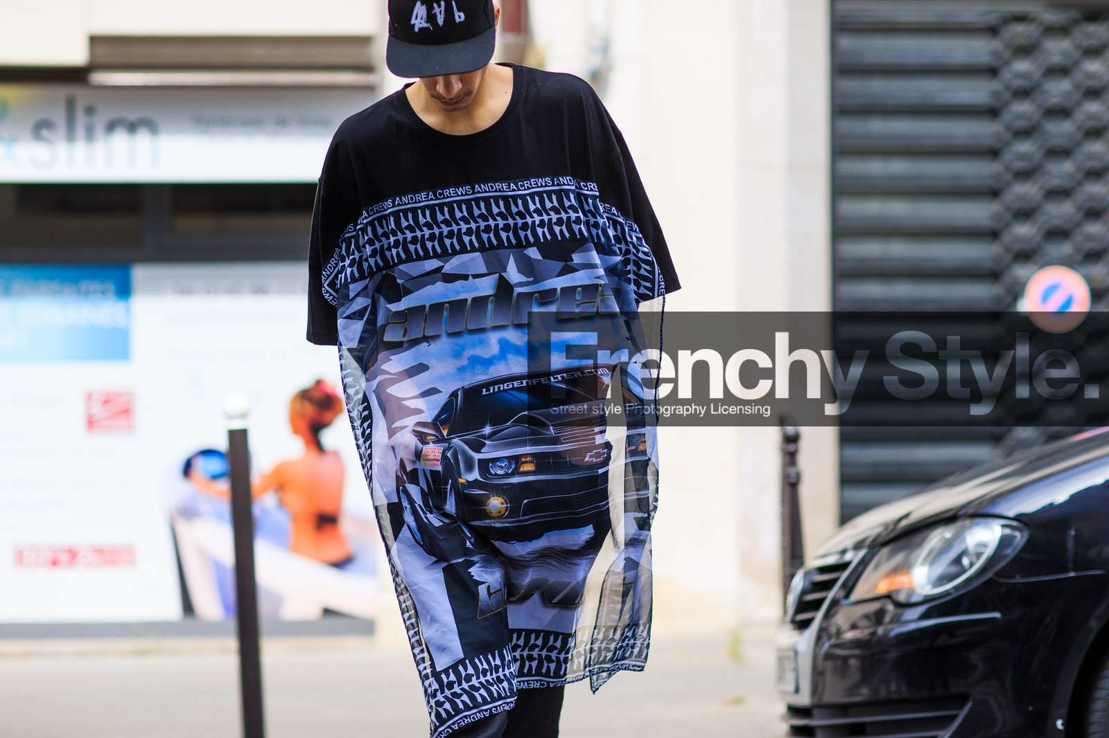andrea crews, atmosphere details, black cap, black dress, black pants, detail, drawings, fashion week, frenchystyle, FW, horizontal, jonathan paciullo, MENSWEAR, PARIS, PFW, printed dress, SPRING SUMMER 2017, SS 17, street style