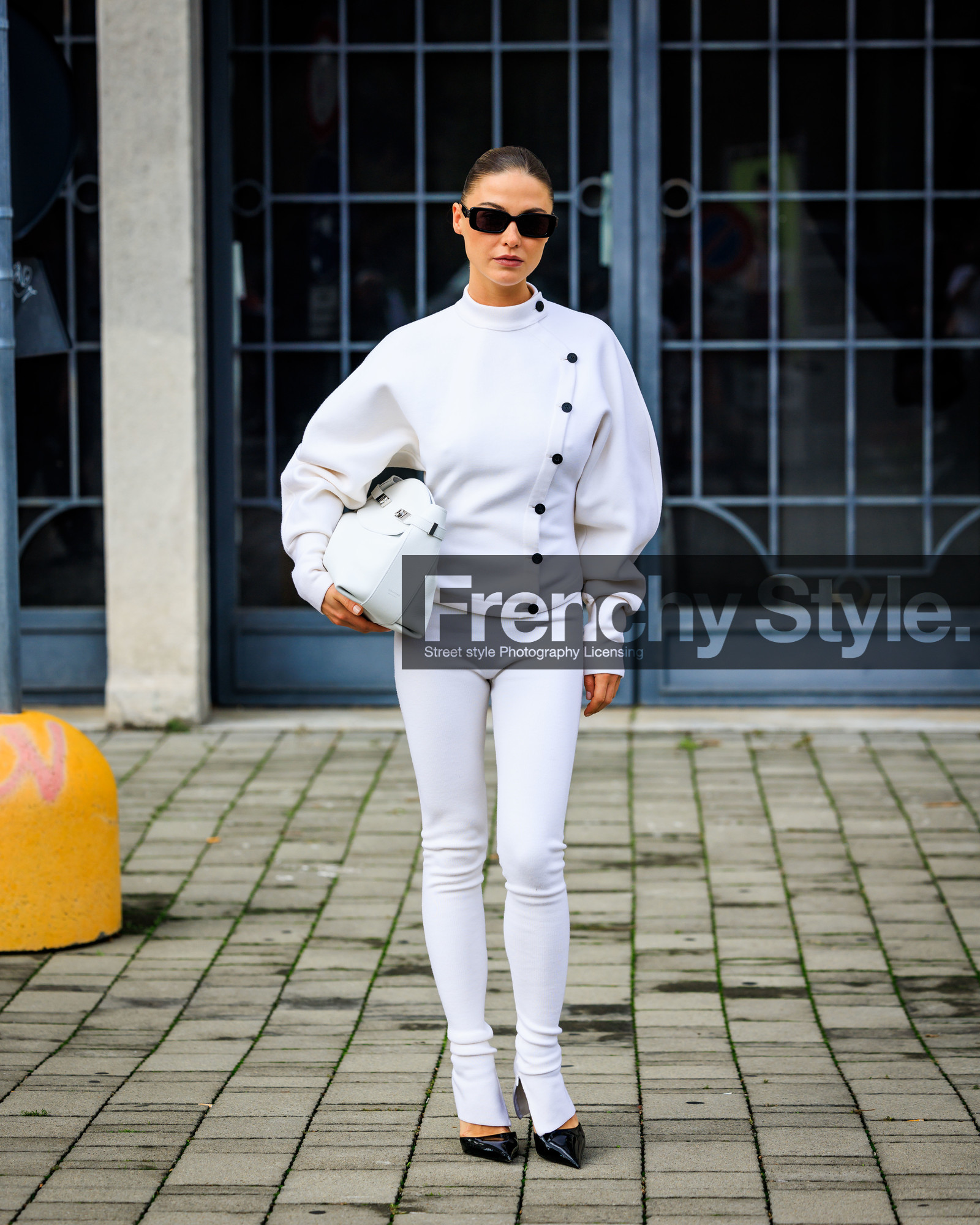 street style, jonathan paciullo, FW, fashion week, frenchystyle, MFW, MILAN, SPRING SUMMER 2024, SS 24, vertical, full length