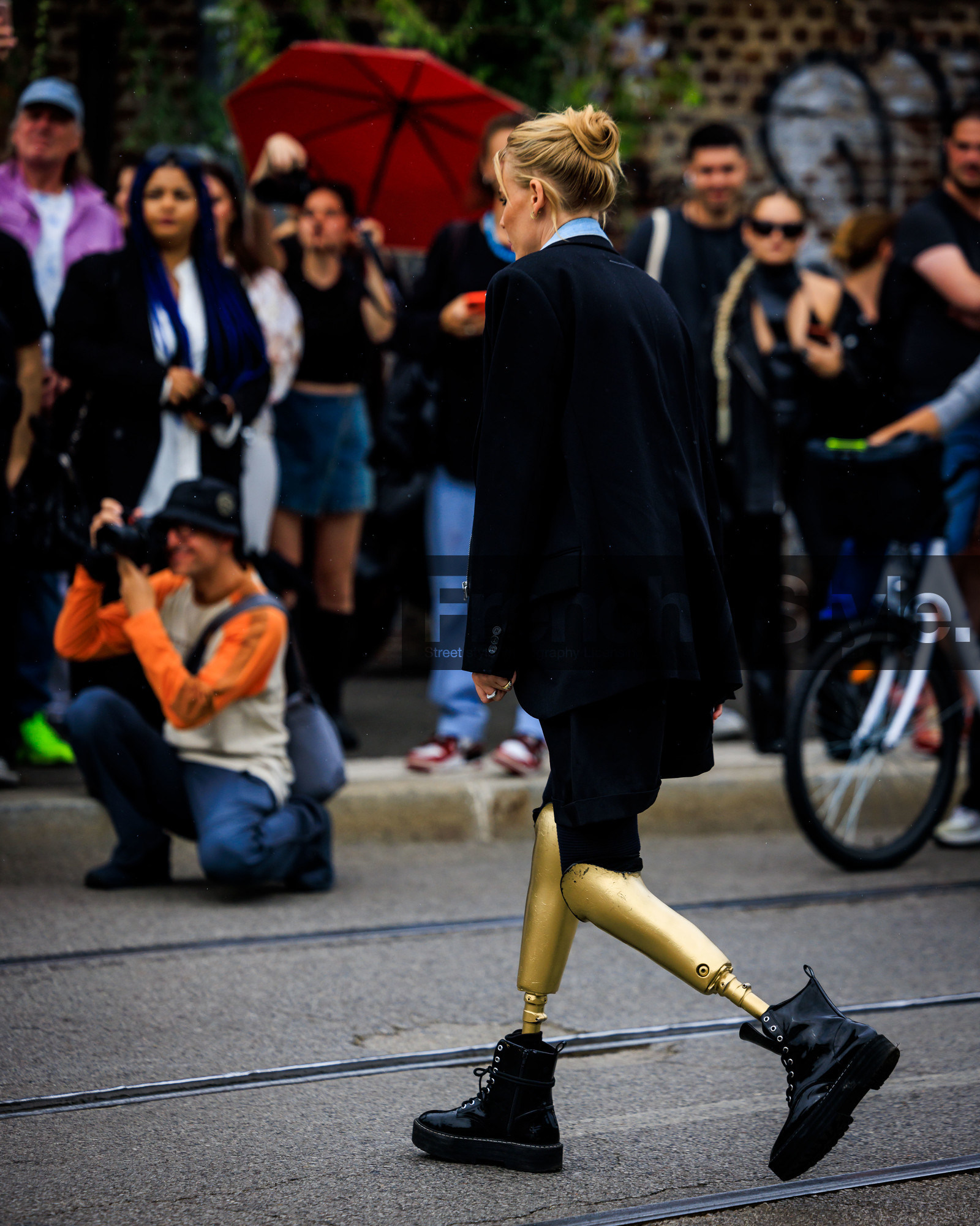 street style, jonathan paciullo, FW, fashion week, frenchystyle, MFW, MILAN, SPRING SUMMER 2024, SS 24, vertical, full length