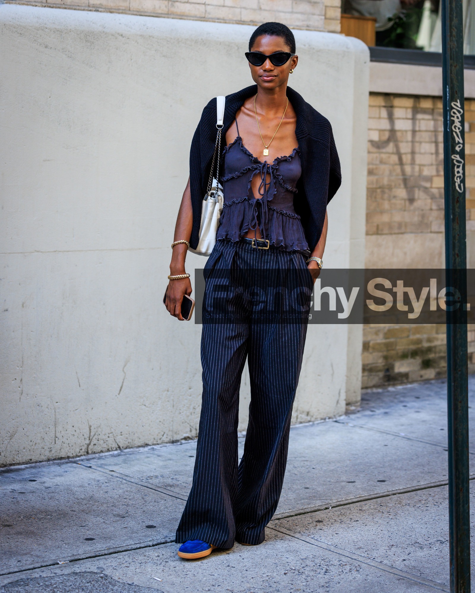 jonathan paciullo, FW, frenchystyle, fashion week, street style, vertical, full length, SPRING SUMMER 2024, SS 24, NYFW, NEW YORK