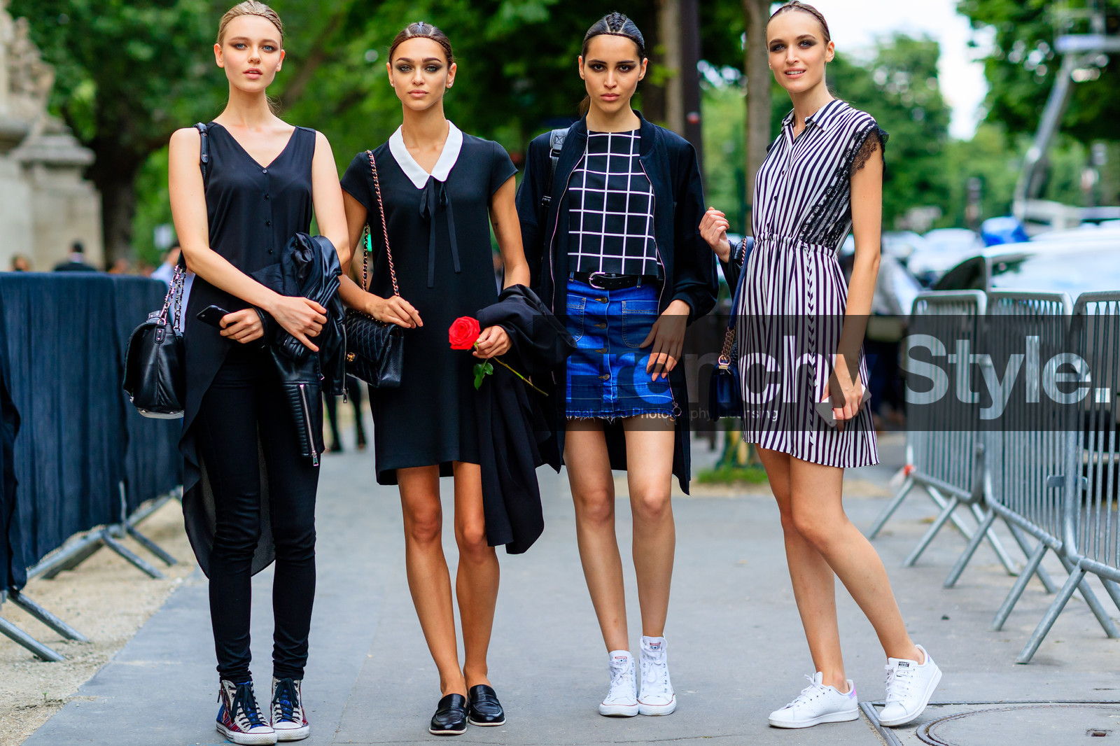 2.55 bag, adidas, atmosphere details, AUTUMN WINTER 2016-2017, AW 16-17, black bag, black cardigan, black denim, black dress, black jacket, black shoes, black sneakers, blue denim, bomber jacket, braids, chanel, checked top, converse, denim pants, denim skirt, detail, eyeshadow, FALL WINTER 2016-2017, fashion week, frenchystyle, FW, FW 16-17, geometric, graphic dress, graphic top, HAUTE COUTURE, headband, horizontal, jeans, jonathan paciullo, leather bag, leather shoes, leather sneakers, MENSWEAR, mocassins, model, PARIS, PFW, shirt dress, stan smith, street style, striped dress, striped top, stripes, tone on tone, total look black, trousers, white collar, white sneakers